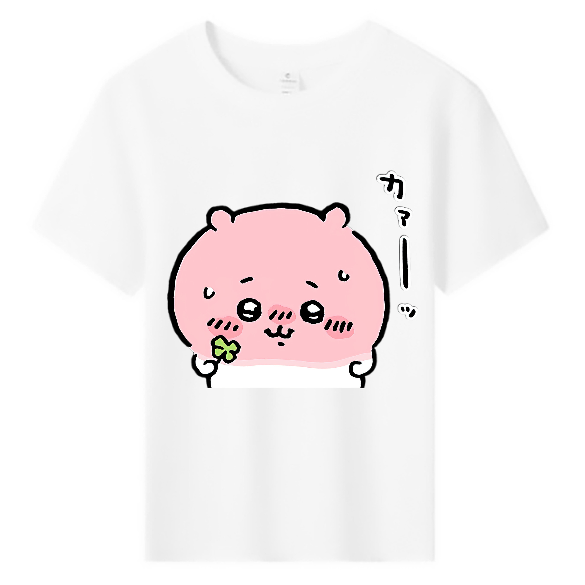 （画像用） ちいかわ ちいかわ Chii-kawa chiikawa 綿100％キッズTシャツ（フロントプリント）