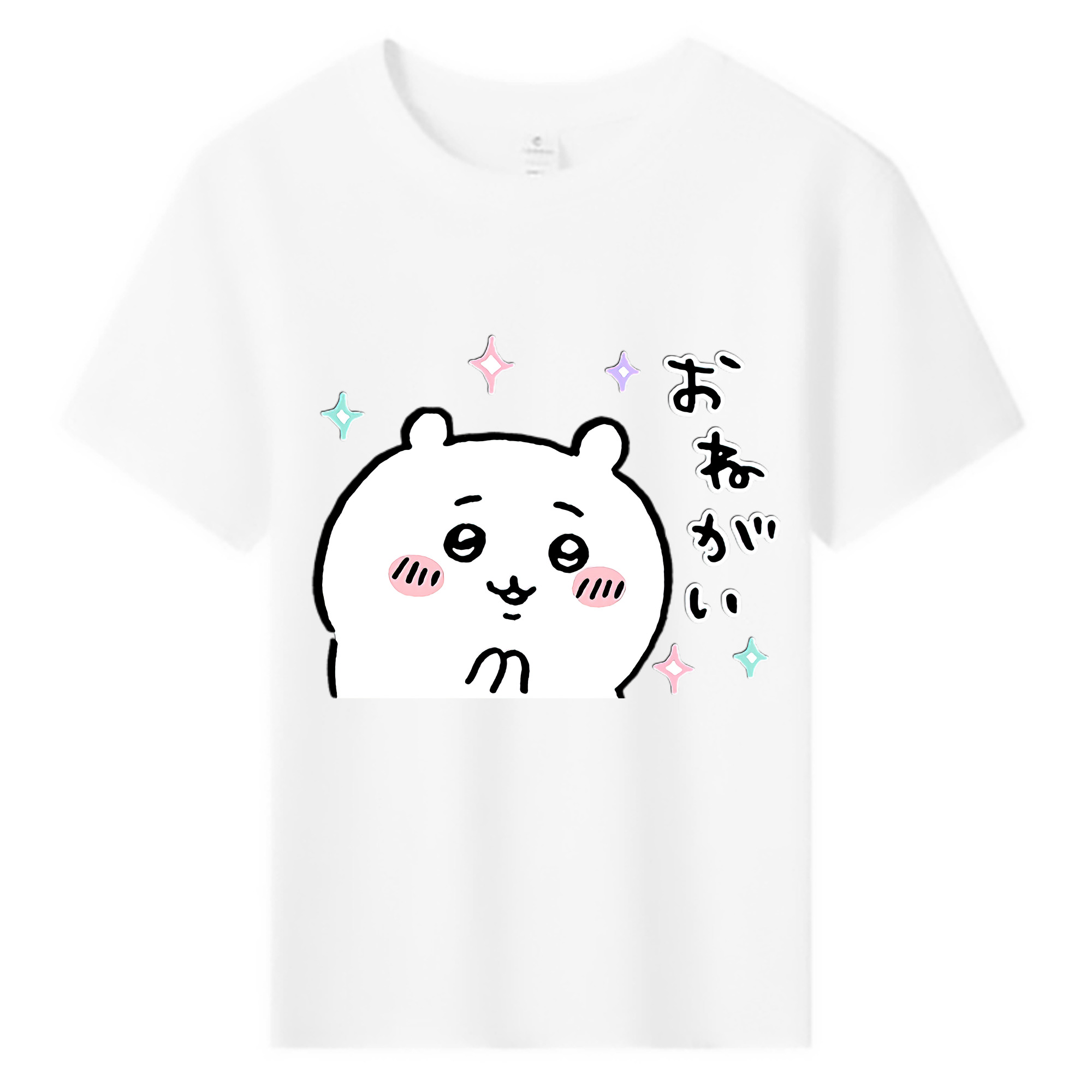 （画像用） ちいかわ ちいかわ Chii-kawa chiikawa 綿100％キッズTシャツ（フロントプリント）