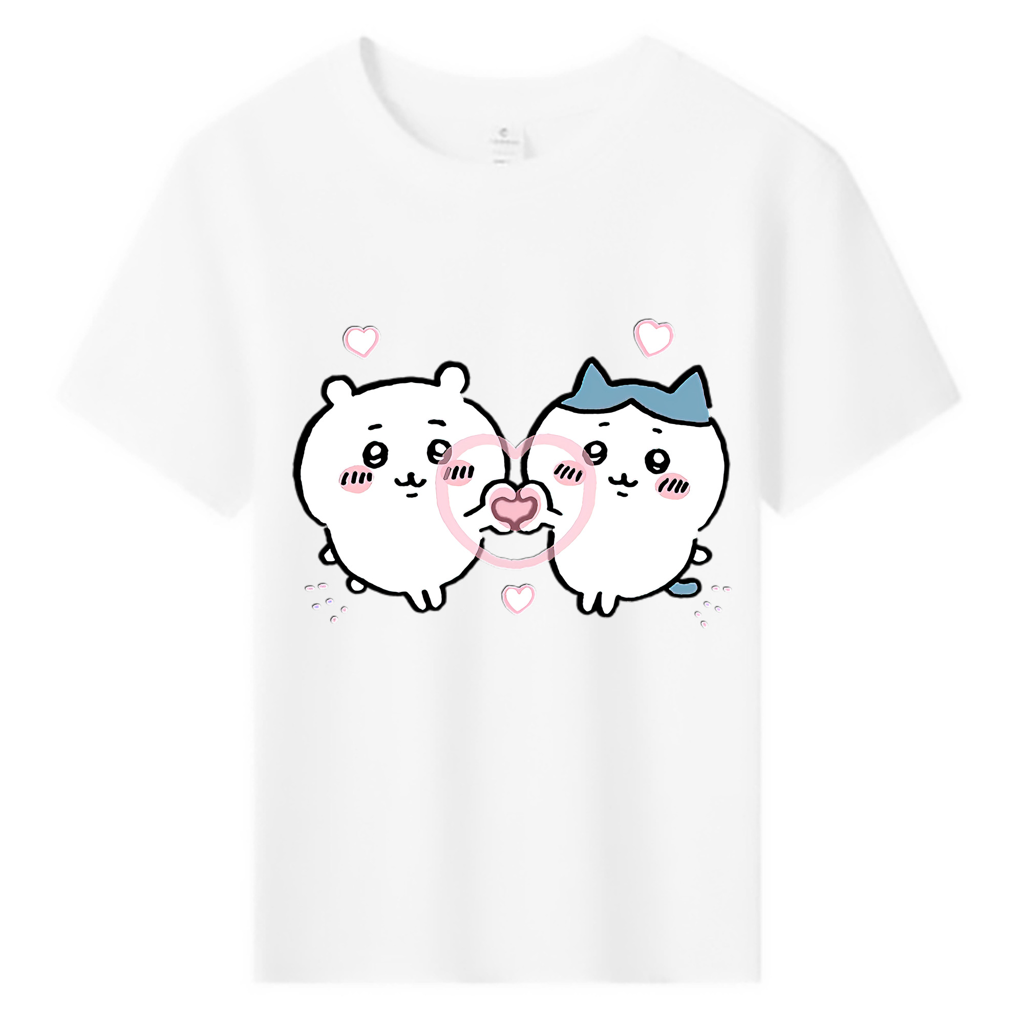 （画像用） ちいかわ ちいかわ Chii-kawa chiikawa 綿100％キッズTシャツ（フロントプリント）