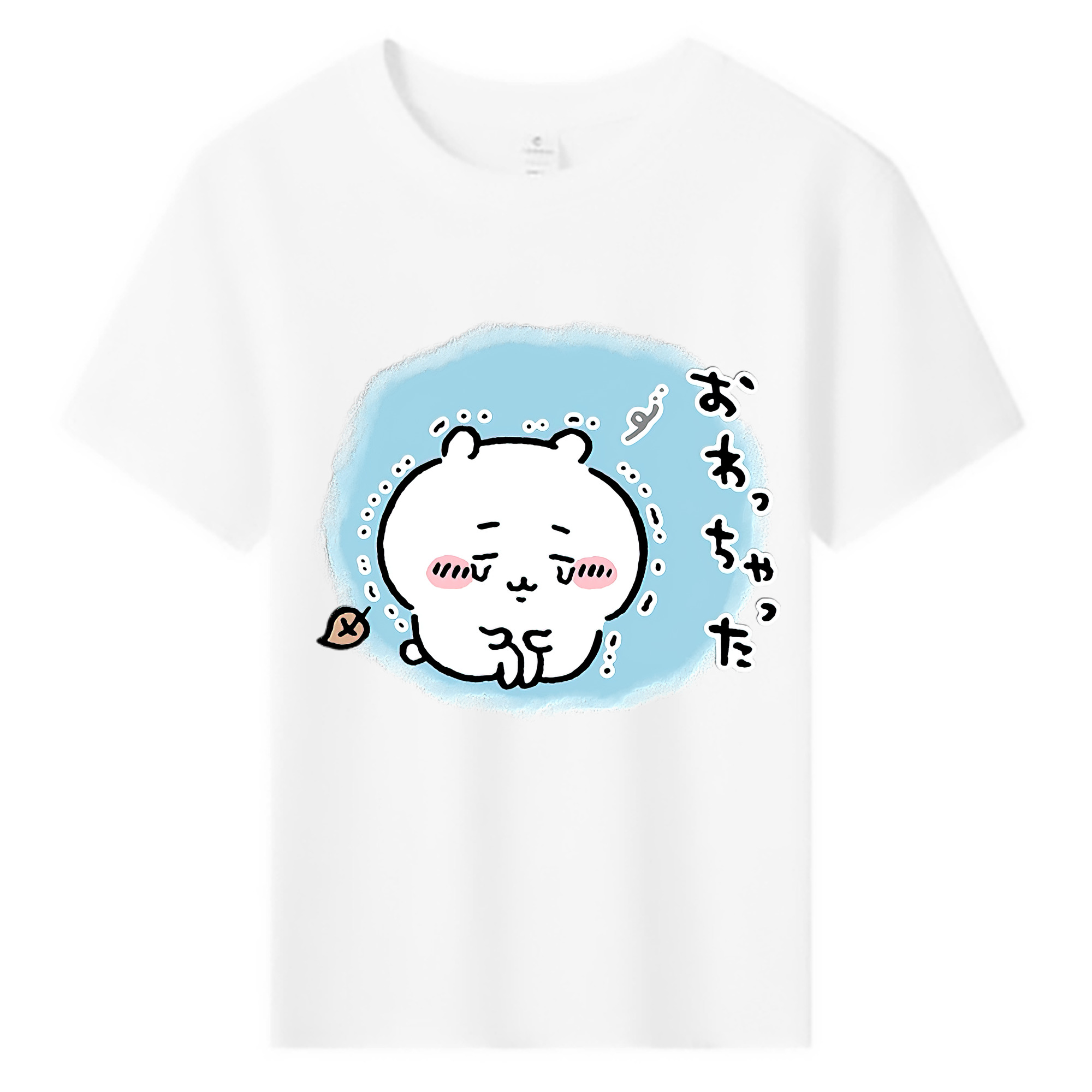 （画像用） ちいかわ ちいかわ Chii-kawa chiikawa 綿100％キッズTシャツ（フロントプリント）