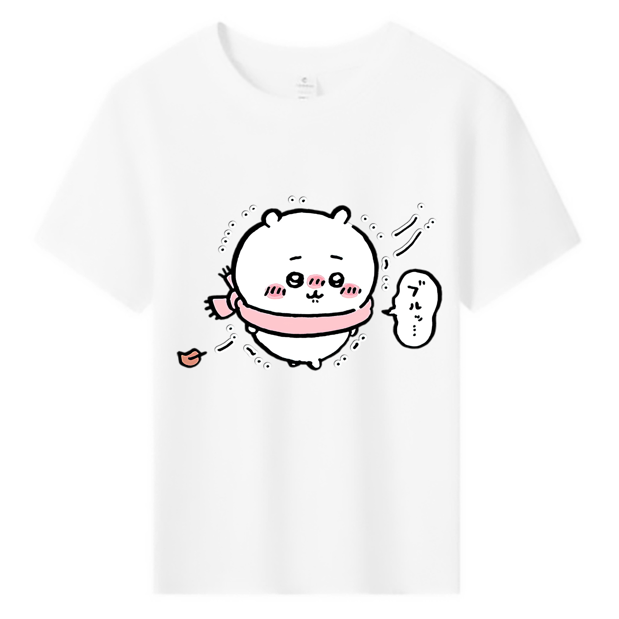 （画像用） ちいかわ ちいかわ Chii-kawa chiikawa 綿100％キッズTシャツ（フロントプリント）