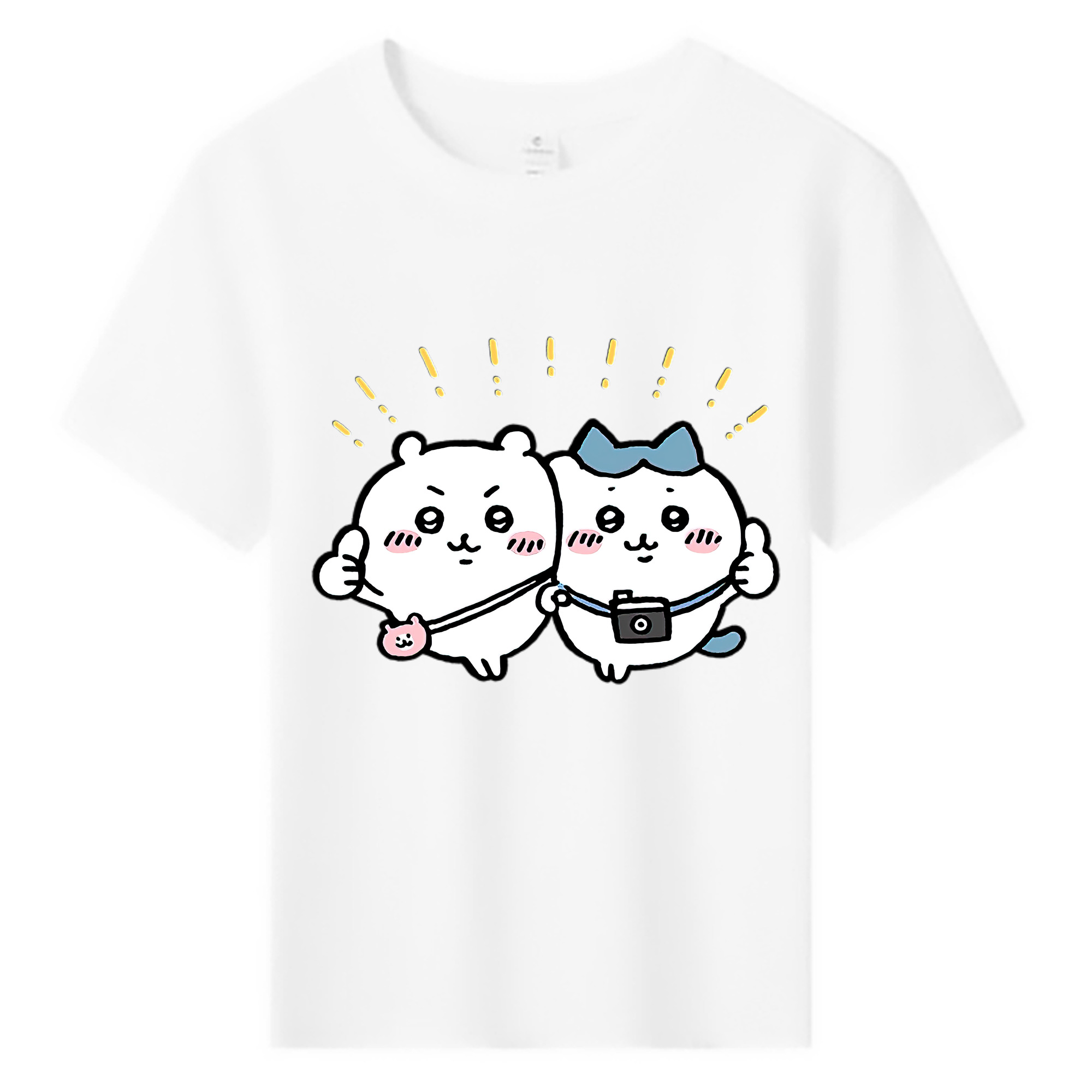 （画像用） ちいかわ ちいかわ Chii-kawa chiikawa 綿100％キッズTシャツ（フロントプリント）
