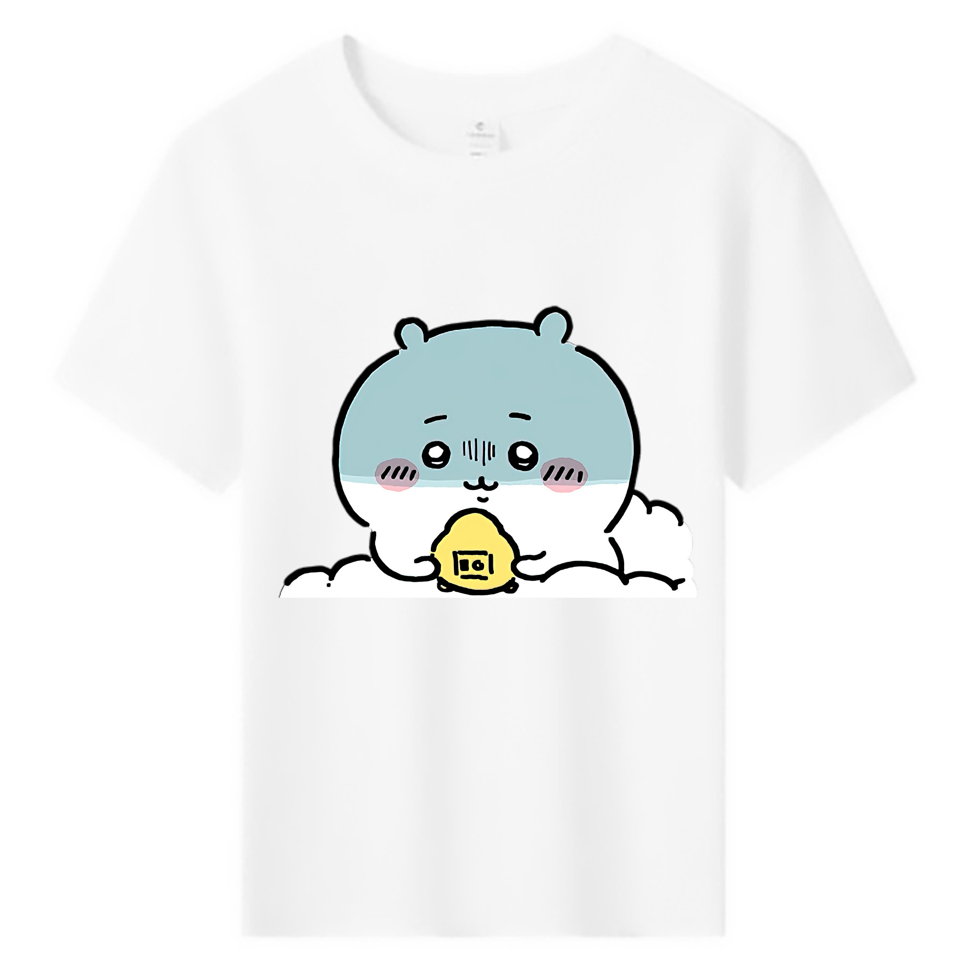 （画像用） ちいかわ ちいかわ Chii-kawa chiikawa 綿100％キッズTシャツ（フロントプリント）