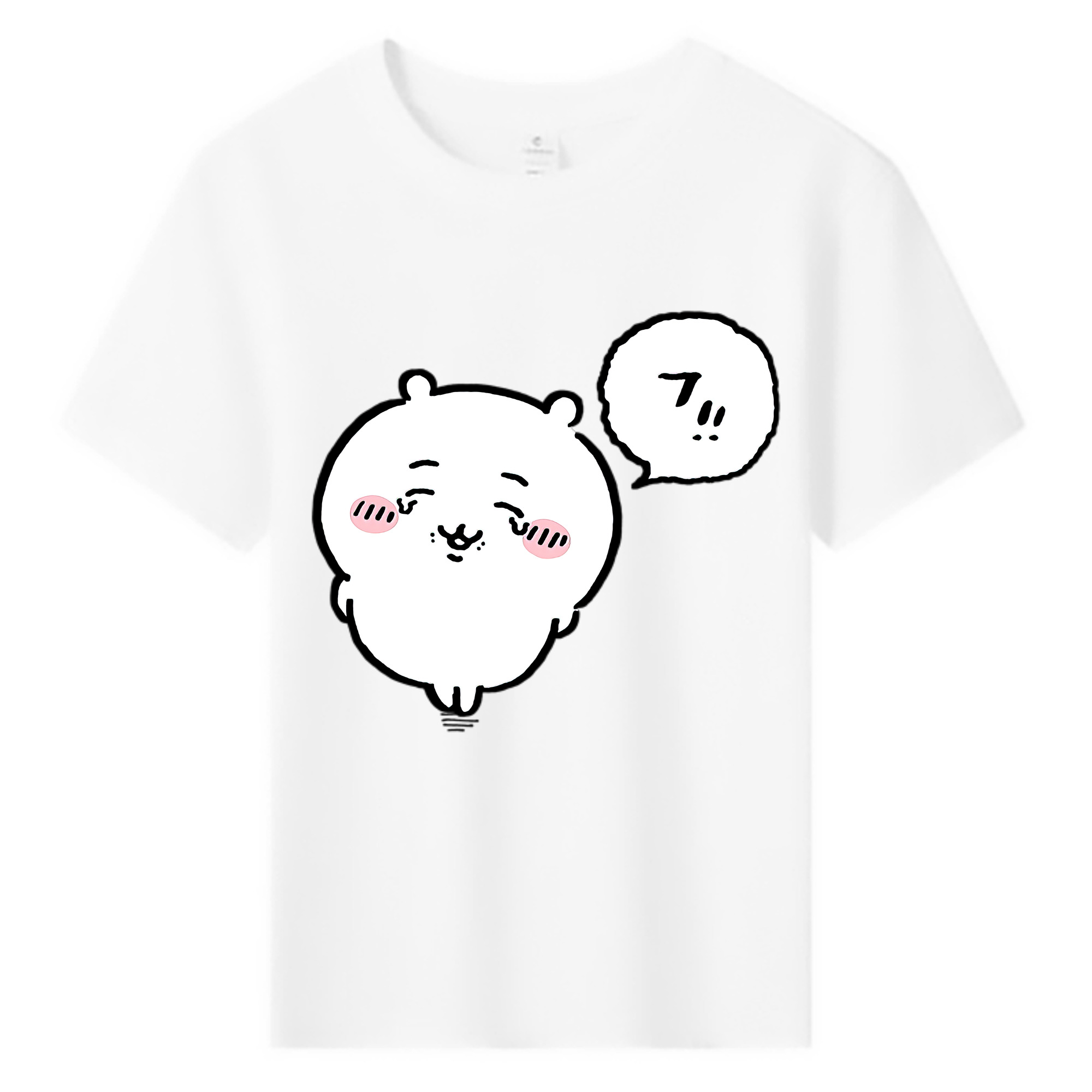 （画像用） ちいかわ ちいかわ Chii-kawa chiikawa 綿100％キッズTシャツ（フロントプリント）