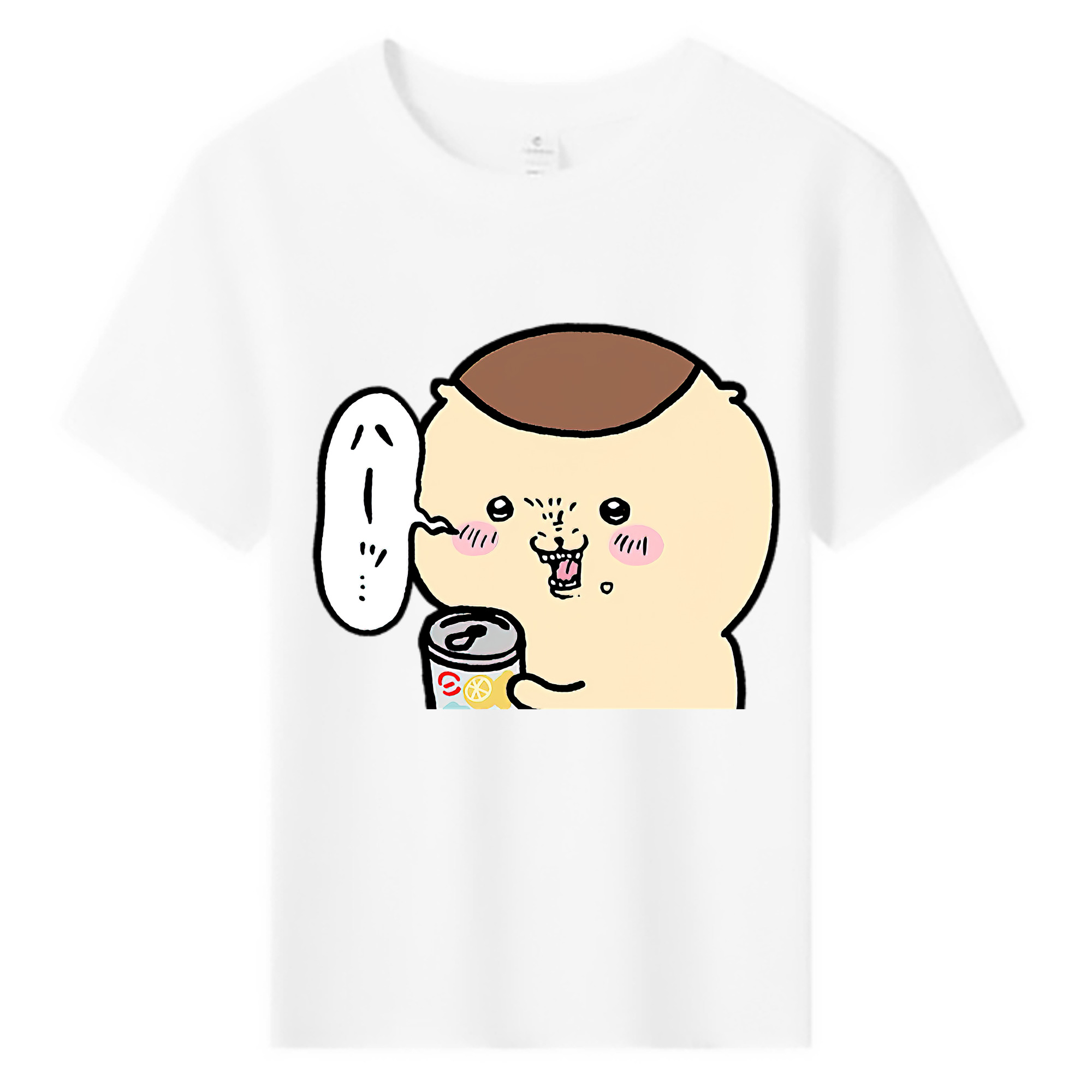 （画像用） ちいかわ くりまんじゅう Chii-kawa kuri manjū 綿100％キッズTシャツ（フロントプリント）