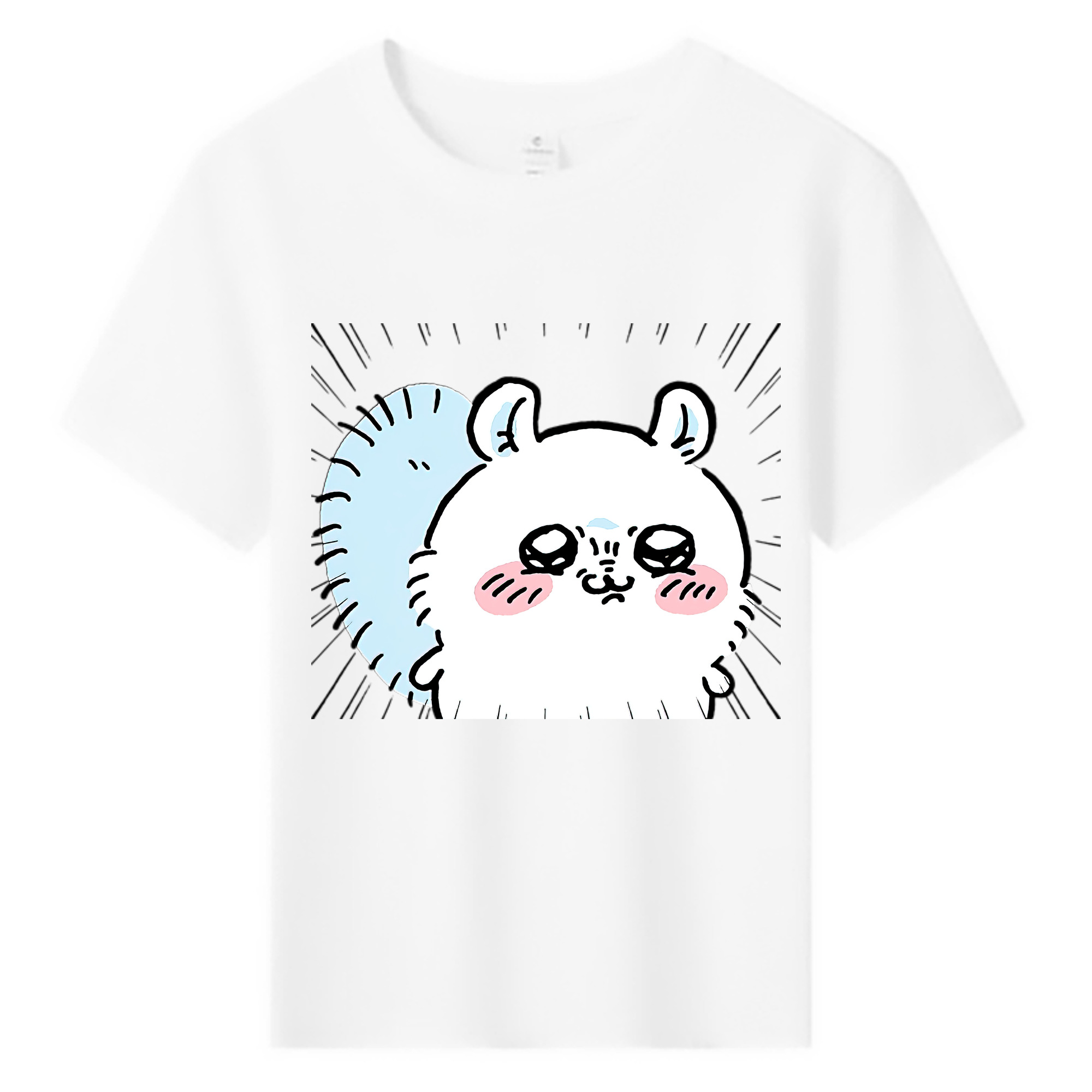 （画像用） ちいかわ モモンガ Chii-kawa Momonga 綿100％キッズTシャツ（フロントプリント）