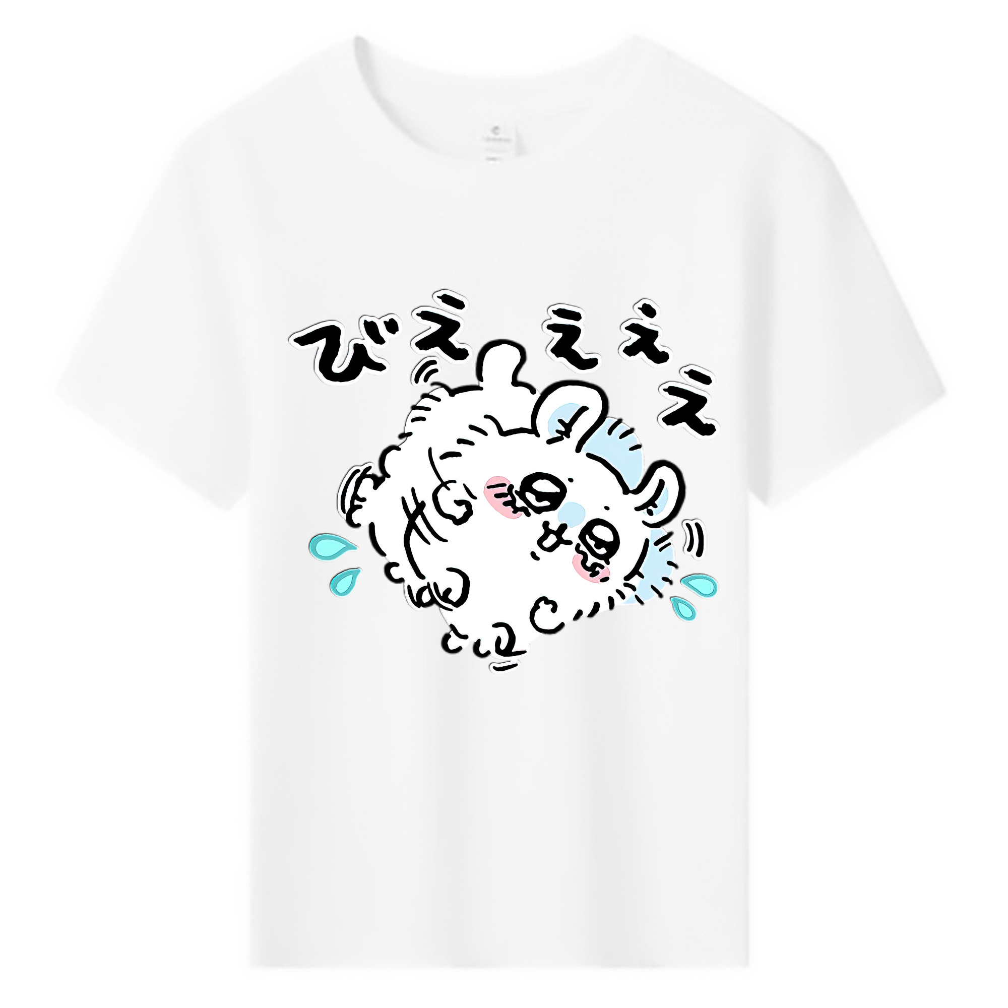 （画像用） ちいかわ モモンガ Chii-kawa Momonga 綿100％キッズTシャツ（フロントプリント）