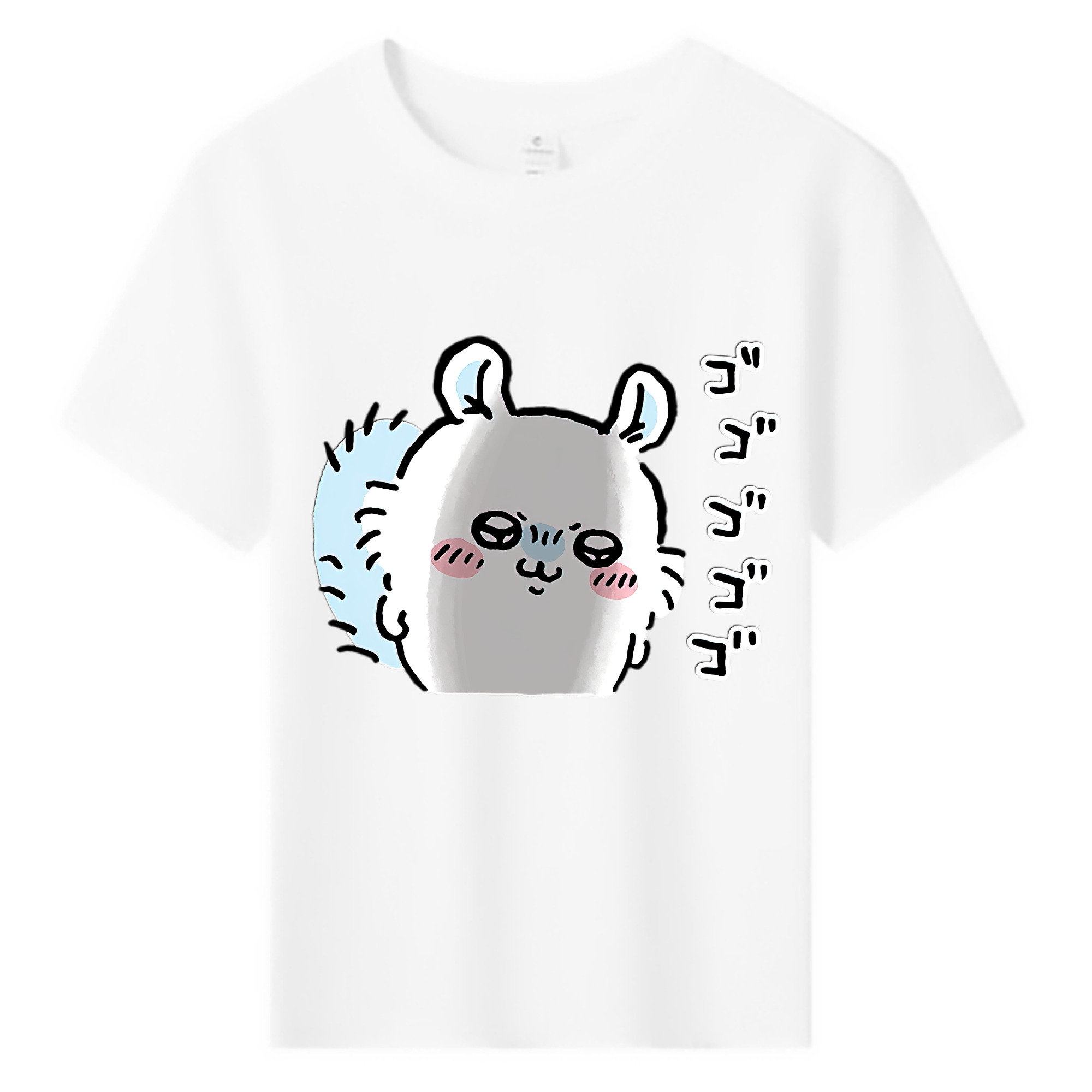 （画像用） ちいかわ モモンガ Chii-kawa Momonga 綿100％キッズTシャツ（フロントプリント）