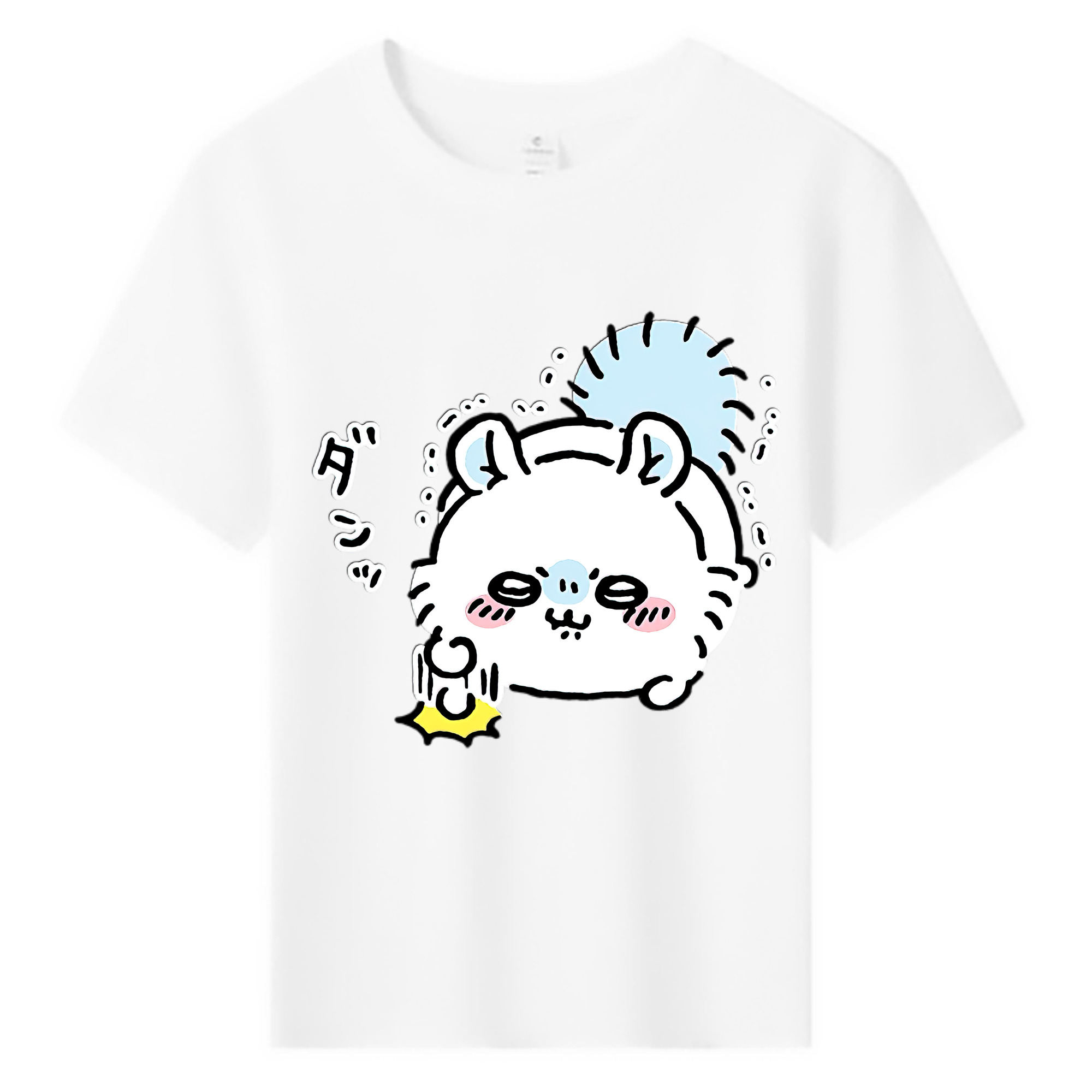 （画像用） ちいかわ モモンガ Chii-kawa Momonga 綿100％キッズTシャツ（フロントプリント）