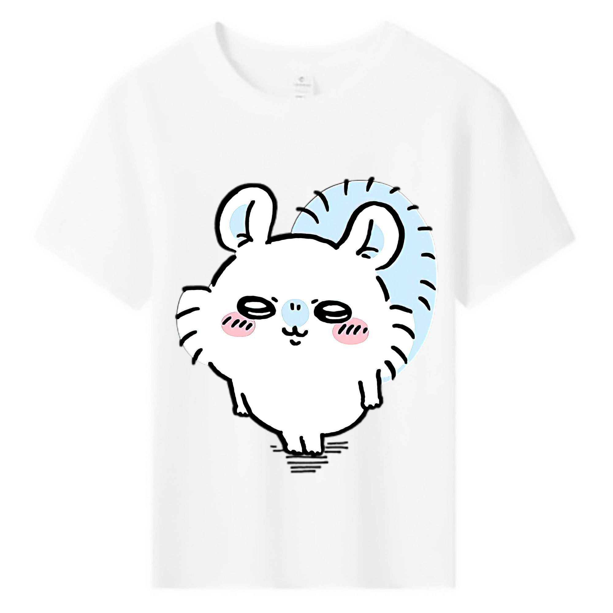（画像用） ちいかわ モモンガ Chii-kawa Momonga 綿100％キッズTシャツ（フロントプリント）