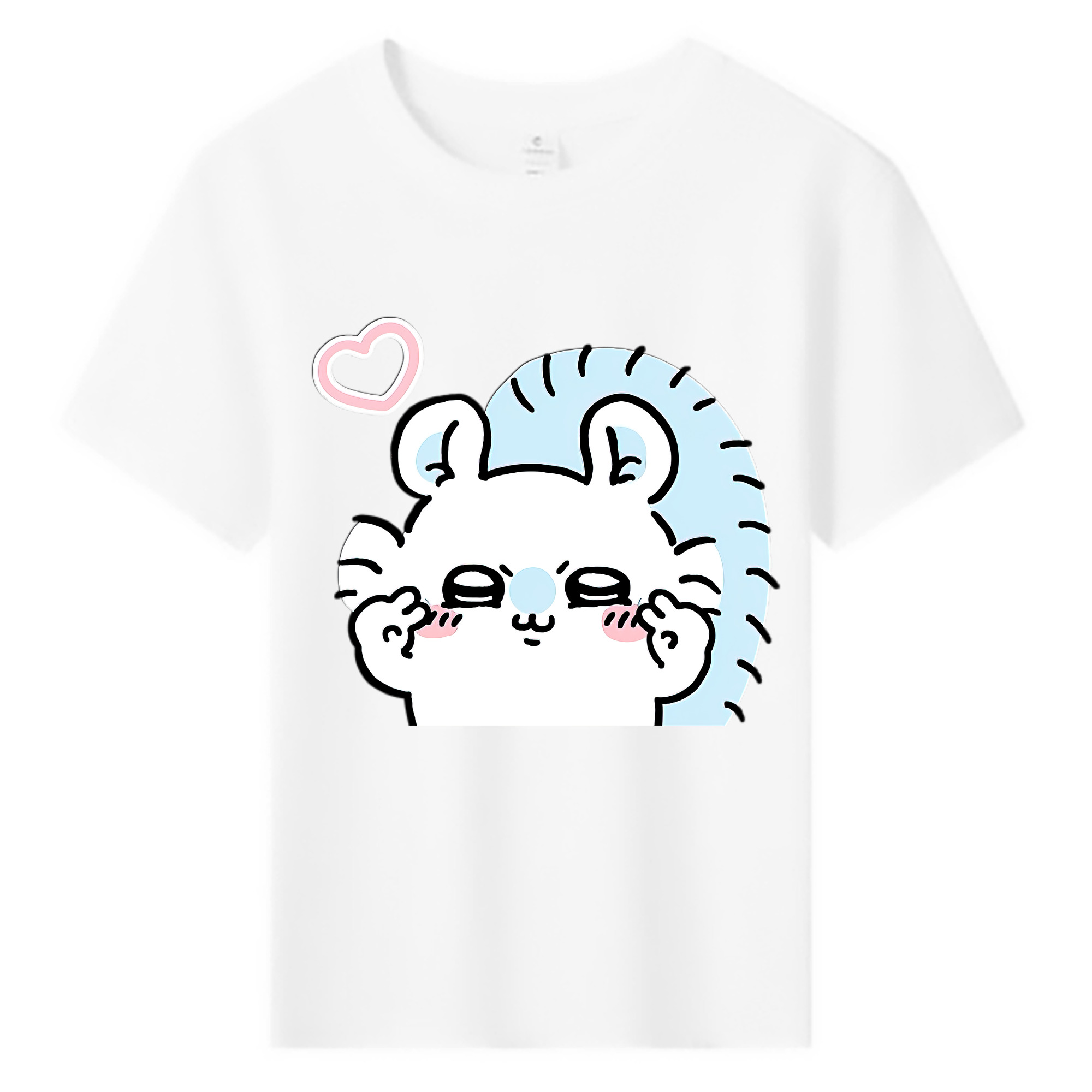 （画像用） ちいかわ モモンガ Chii-kawa Momonga 綿100％キッズTシャツ（フロントプリント）