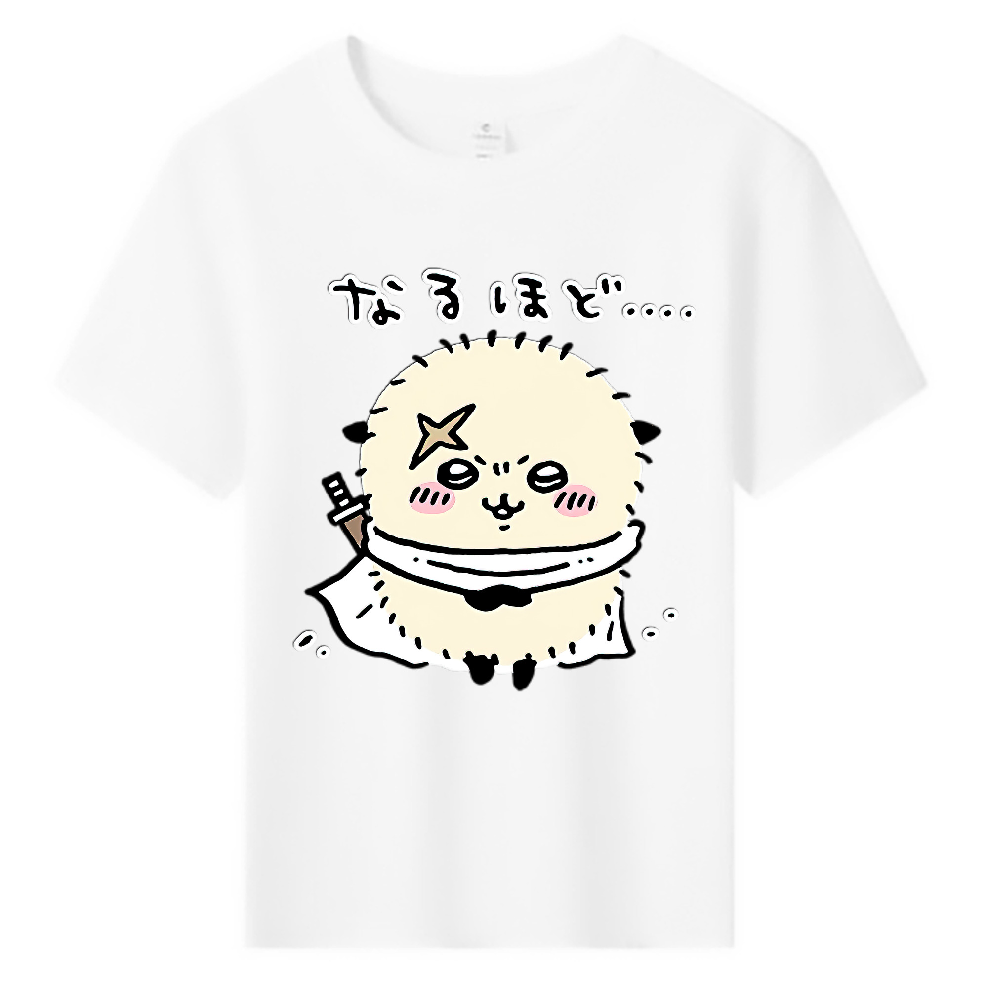 （画像用） ちいかわ ラッコ Chii-kawa Sea otter 綿100％キッズTシャツ（フロントプリント）