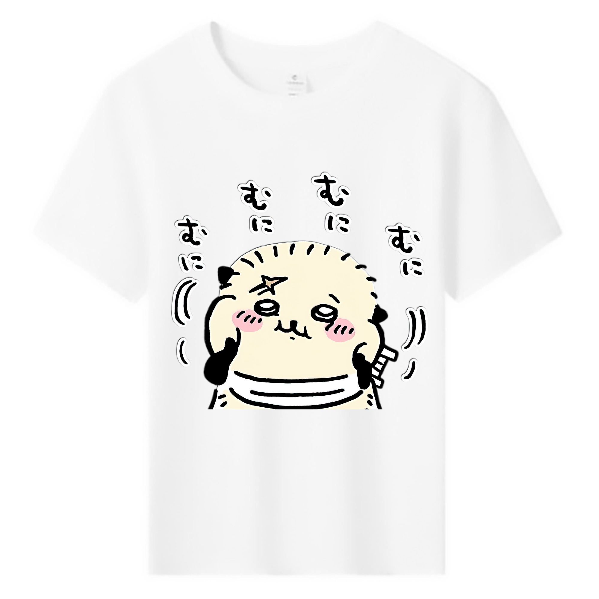 （画像用） ちいかわ ラッコ Chii-kawa Sea otter 綿100％キッズTシャツ（フロントプリント）