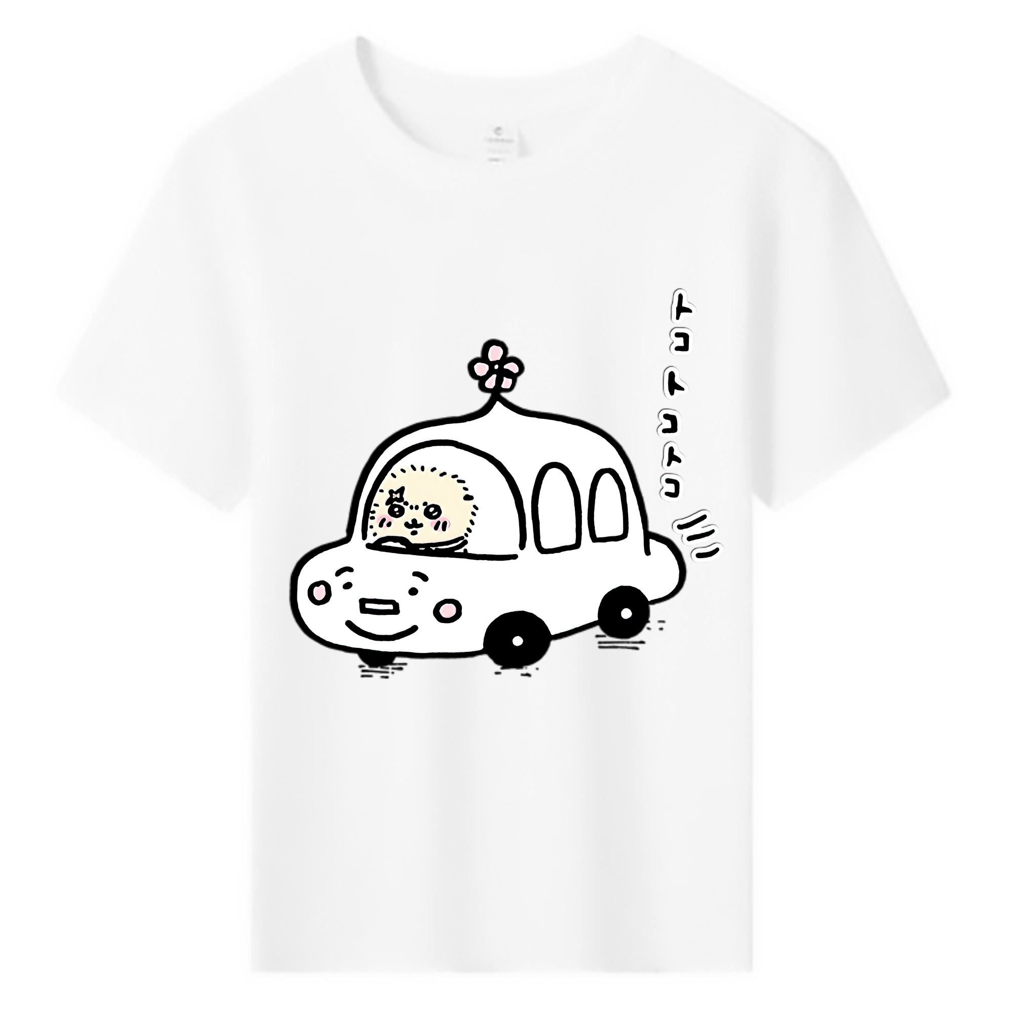 （画像用） ちいかわ ラッコ Chii-kawa Sea otter 綿100％キッズTシャツ（フロントプリント）