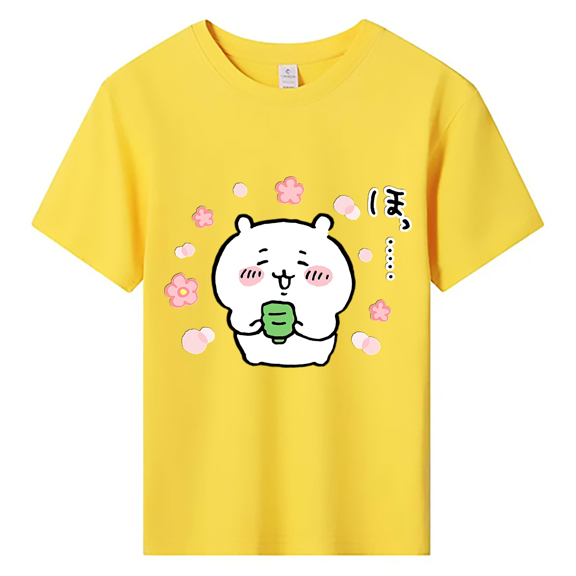 （画像用） ちいかわ ちいかわ Chii-kawa chiikawa 綿100％キッズTシャツ（フロントプリント）