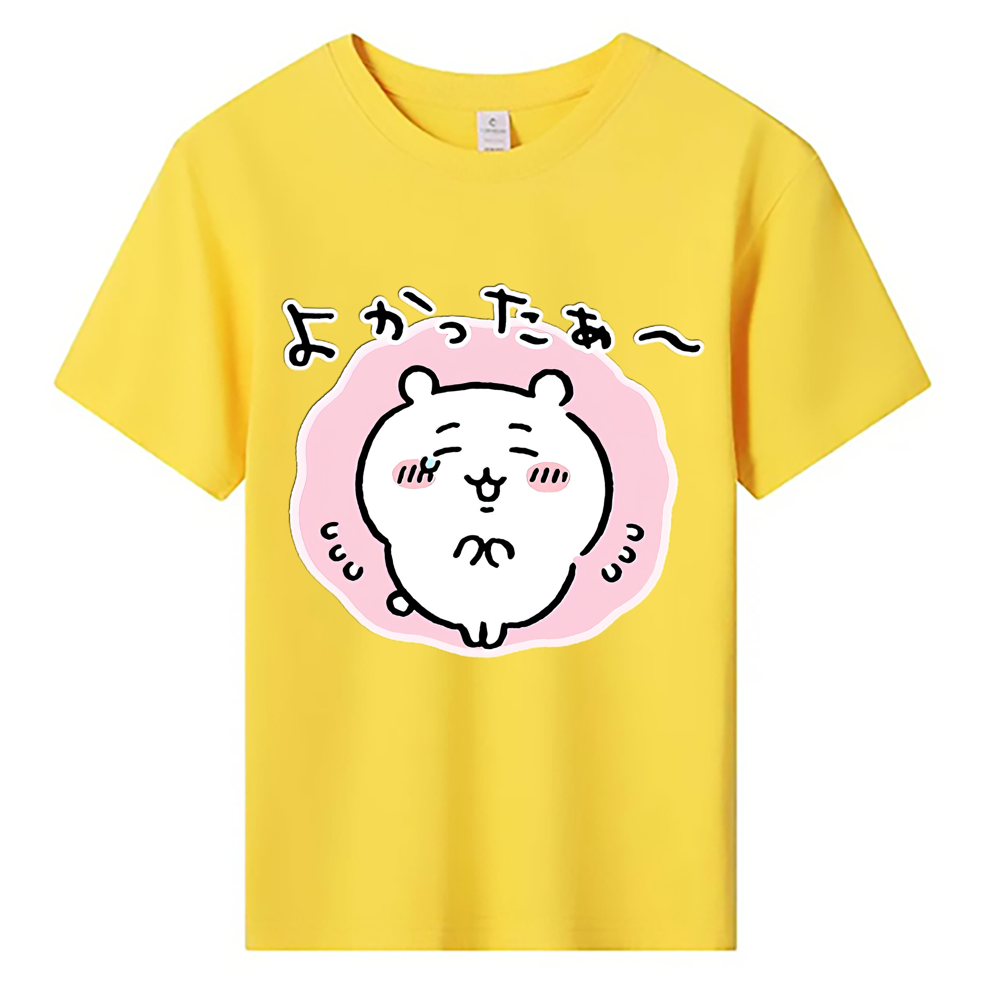 （画像用） ちいかわ ちいかわ Chii-kawa chiikawa 綿100％キッズTシャツ（フロントプリント）