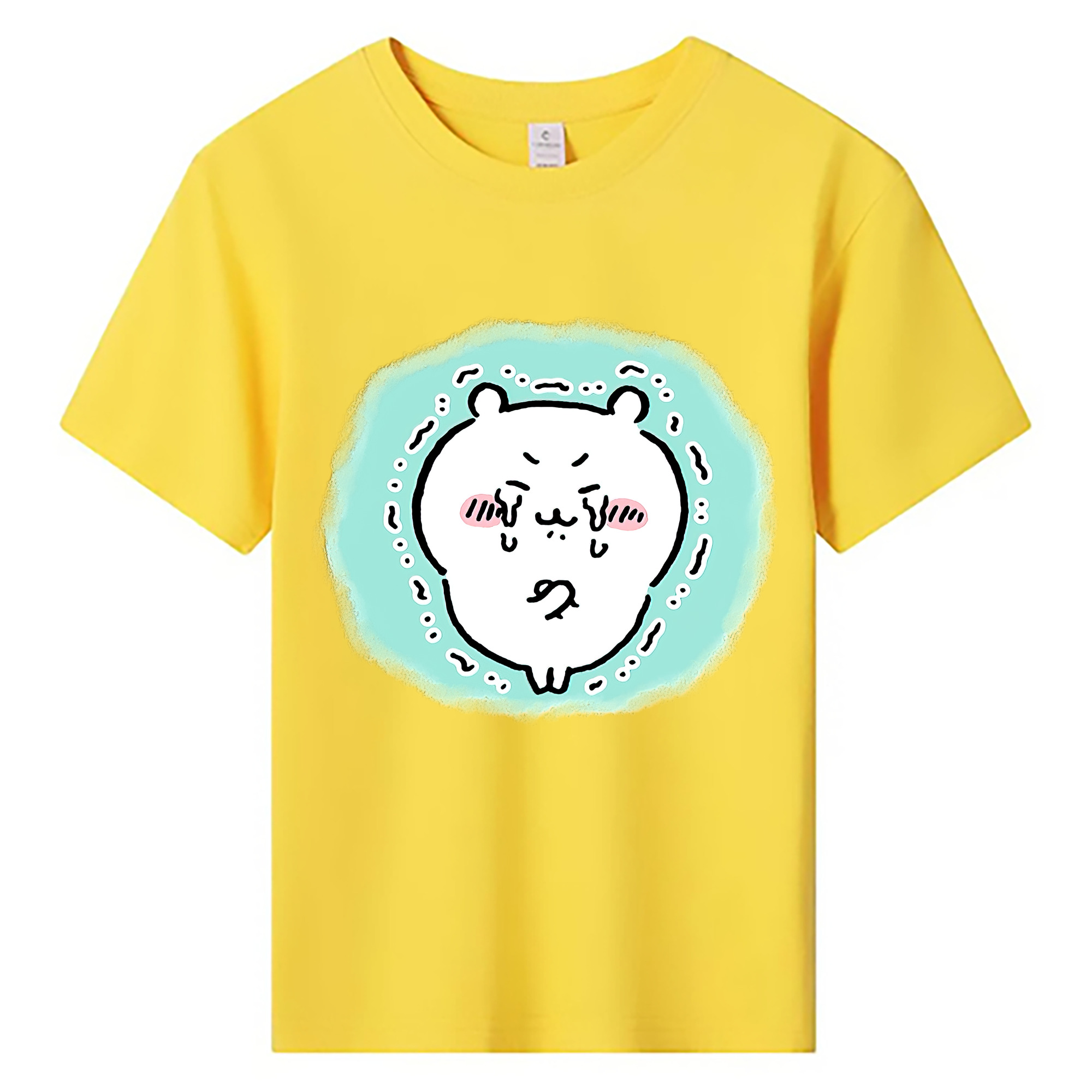 （画像用） ちいかわ ちいかわ Chii-kawa chiikawa 綿100％キッズTシャツ（フロントプリント）