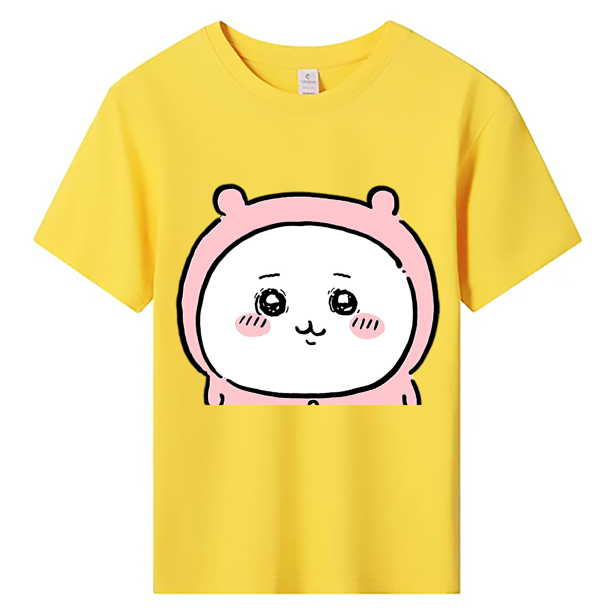 （画像用） ちいかわ ちいかわ Chii-kawa chiikawa 綿100％キッズTシャツ（フロントプリント）