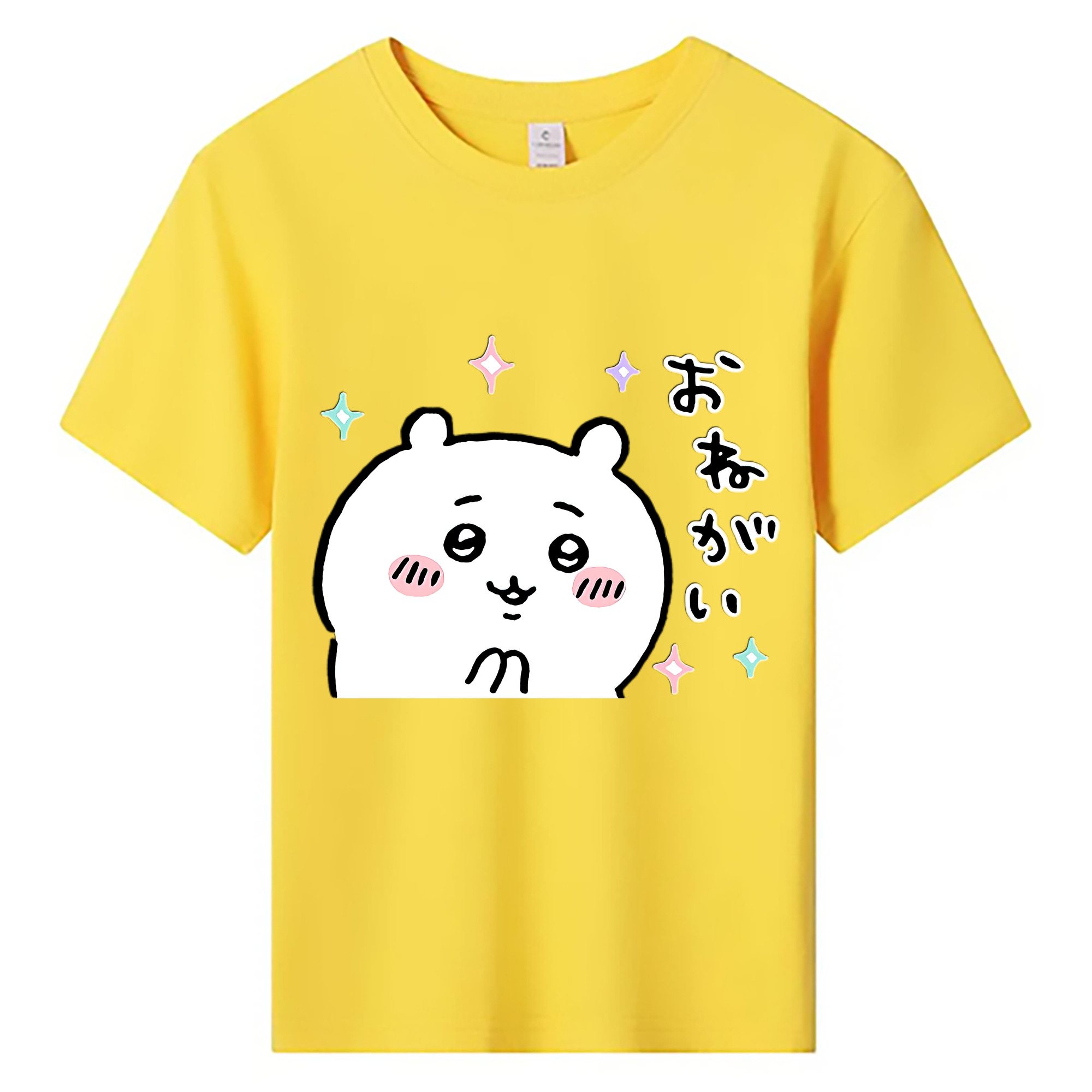 （画像用） ちいかわ ちいかわ Chii-kawa chiikawa 綿100％キッズTシャツ（フロントプリント）