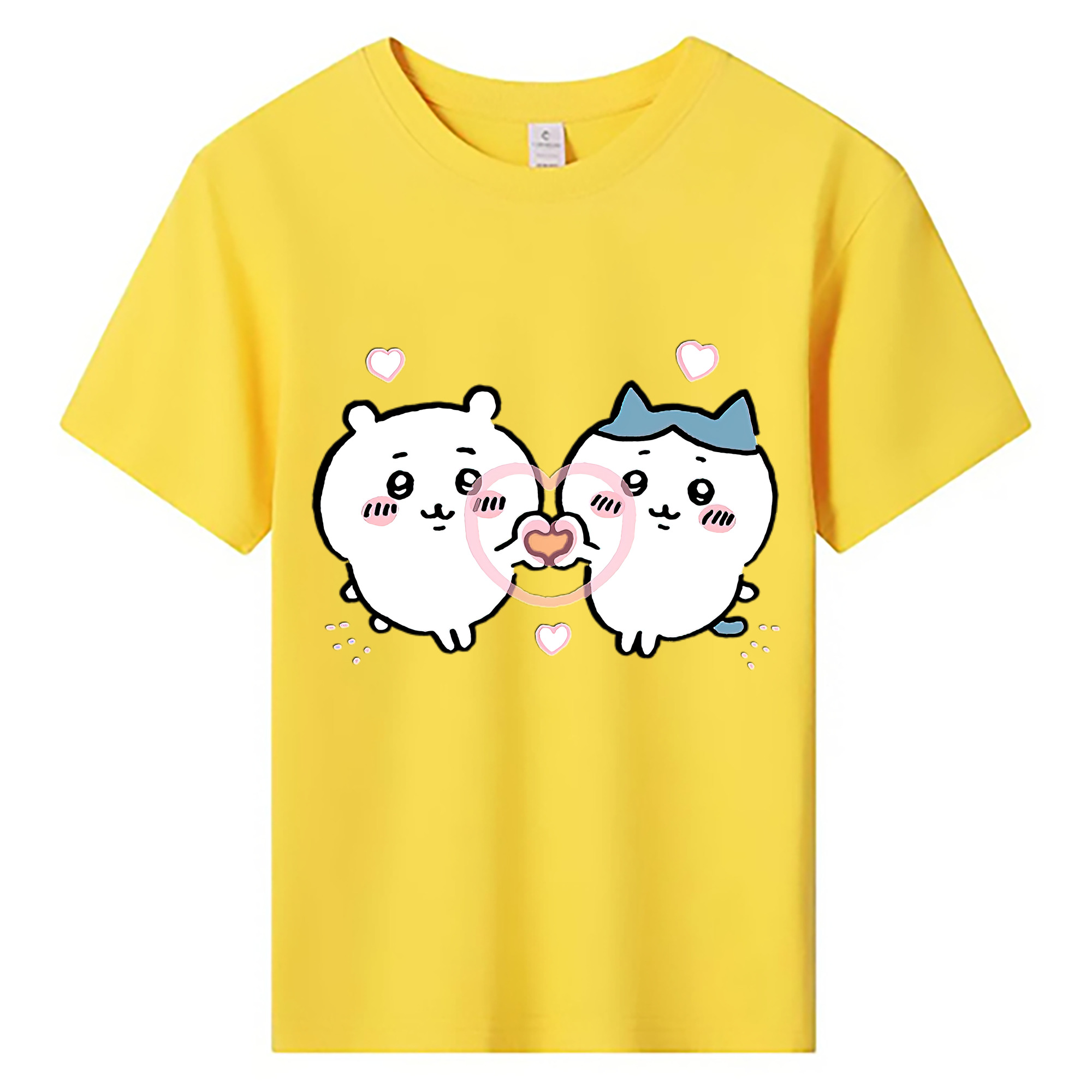 （画像用） ちいかわ ちいかわ Chii-kawa chiikawa 綿100％キッズTシャツ（フロントプリント）