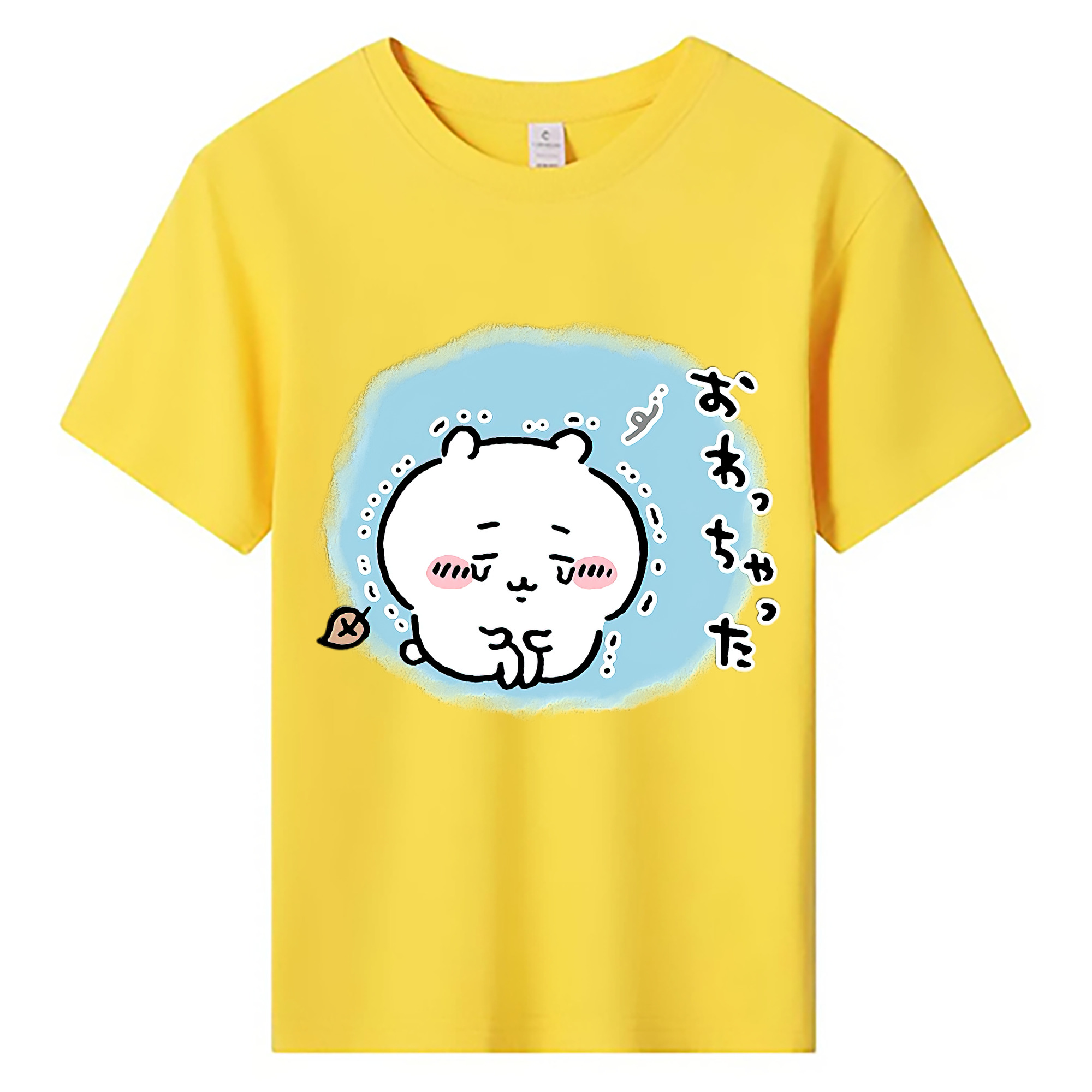 （画像用） ちいかわ ちいかわ Chii-kawa chiikawa 綿100％キッズTシャツ（フロントプリント）