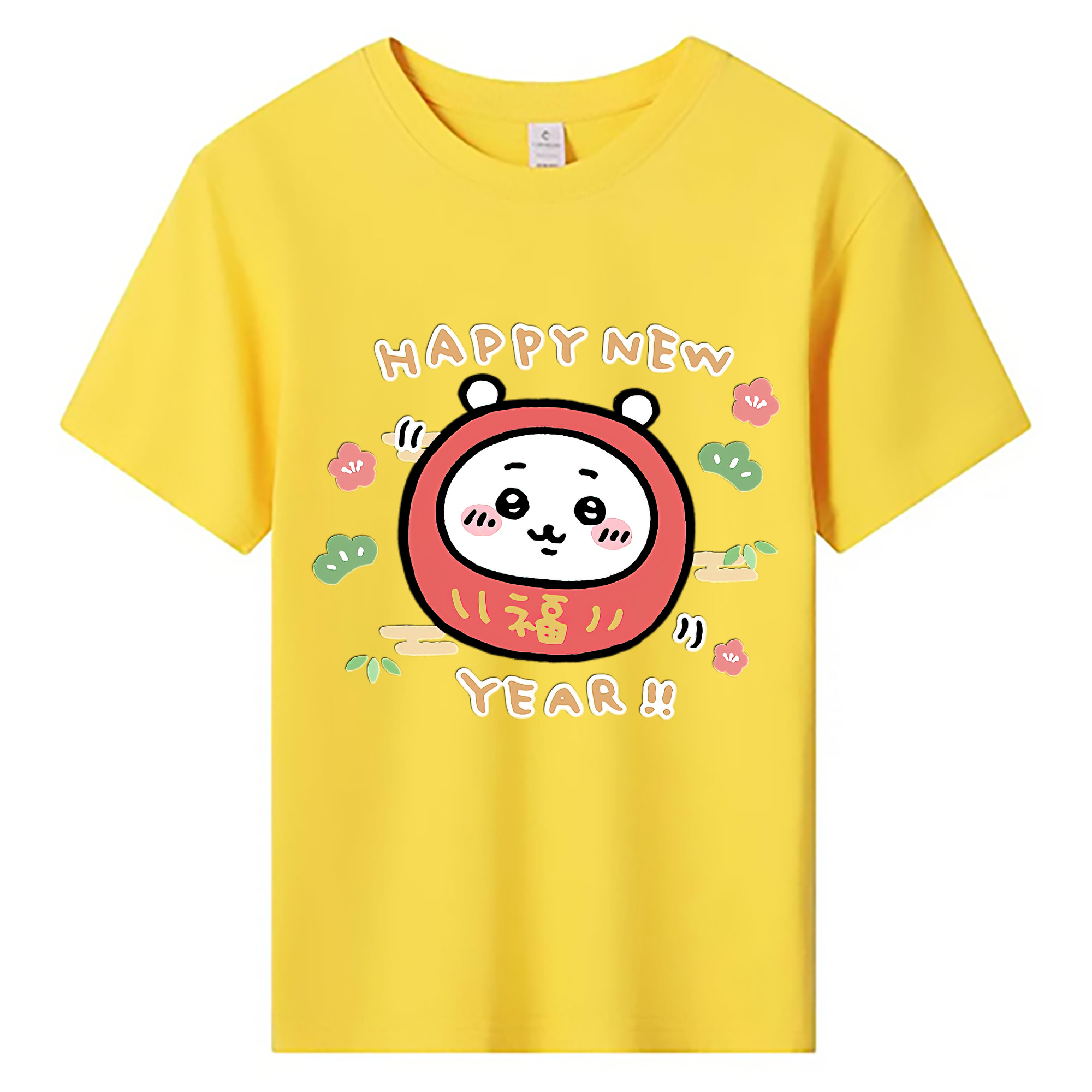 （画像用） ちいかわ ちいかわ Chii-kawa chiikawa 綿100％キッズTシャツ（フロントプリント）