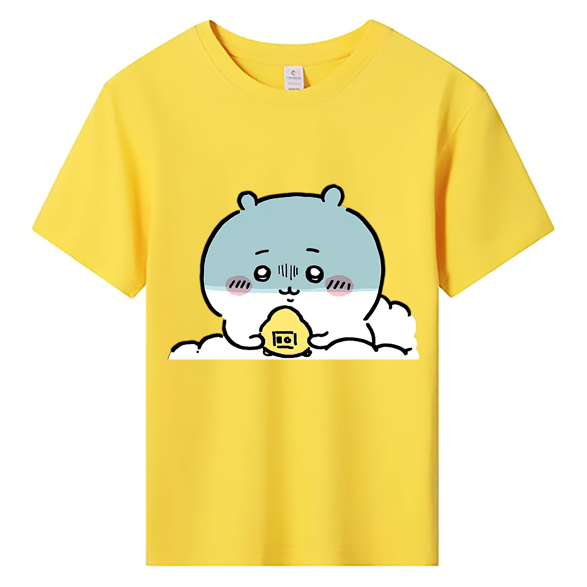 （画像用） ちいかわ ちいかわ Chii-kawa chiikawa 綿100％キッズTシャツ（フロントプリント）