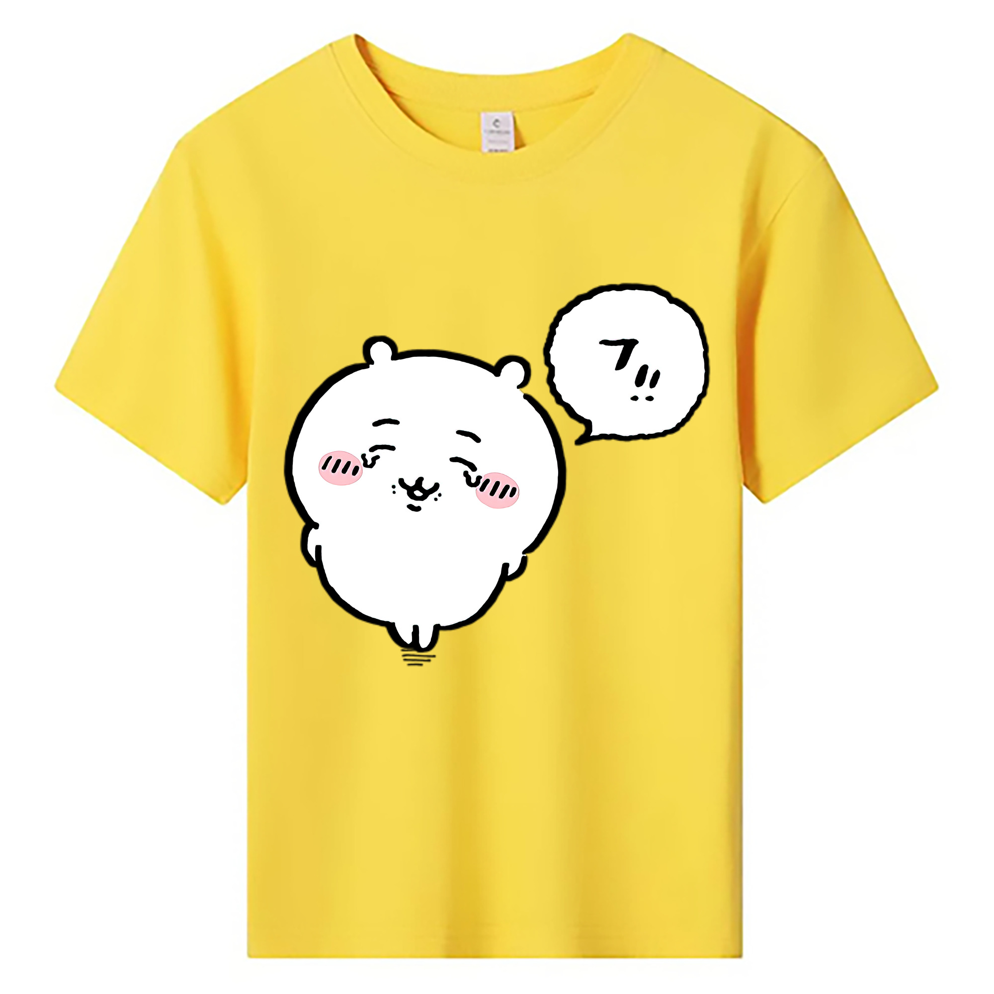 （画像用） ちいかわ ちいかわ Chii-kawa chiikawa 綿100％キッズTシャツ（フロントプリント）