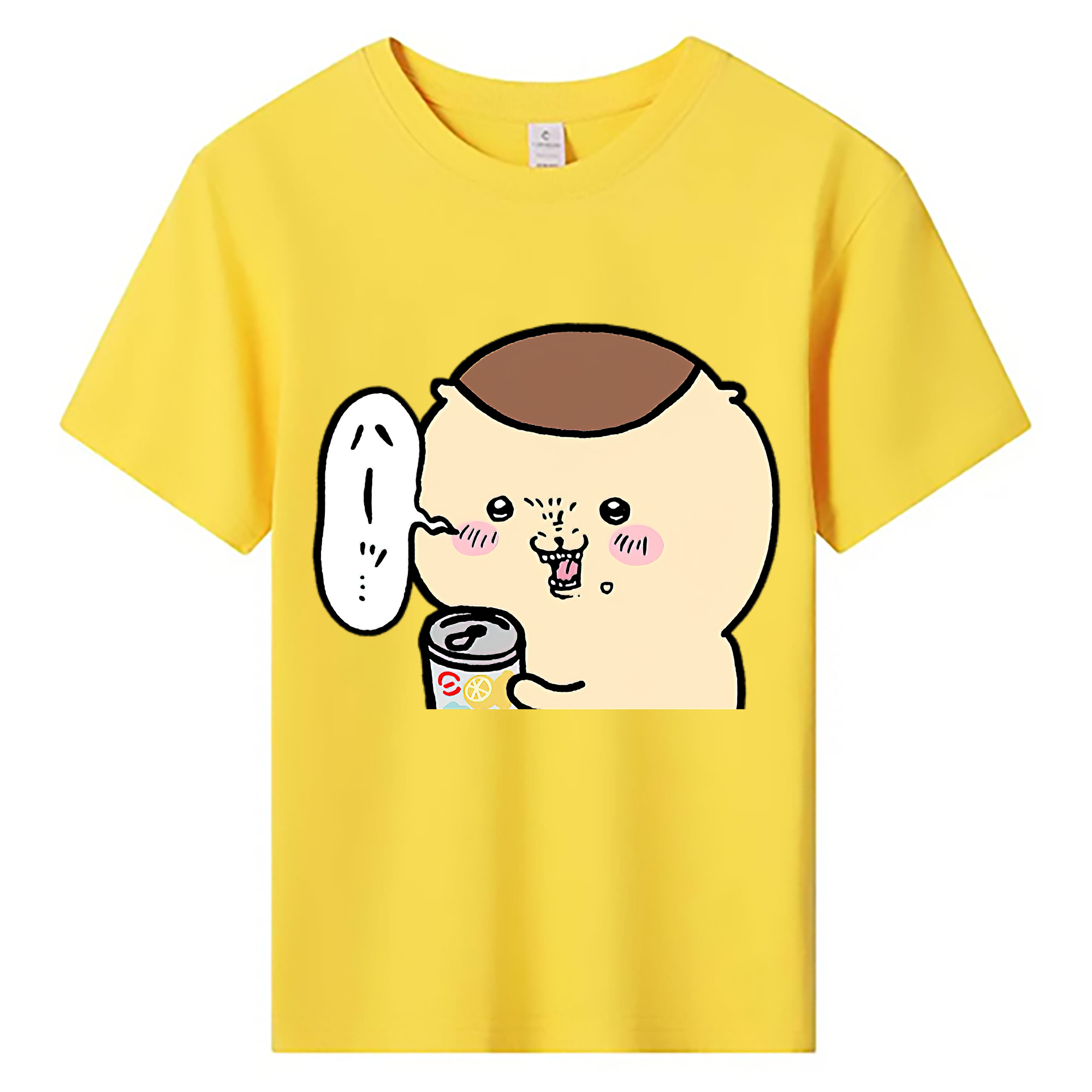 （画像用） ちいかわ くりまんじゅう Chii-kawa kuri manjū 綿100％キッズTシャツ（フロントプリント）
