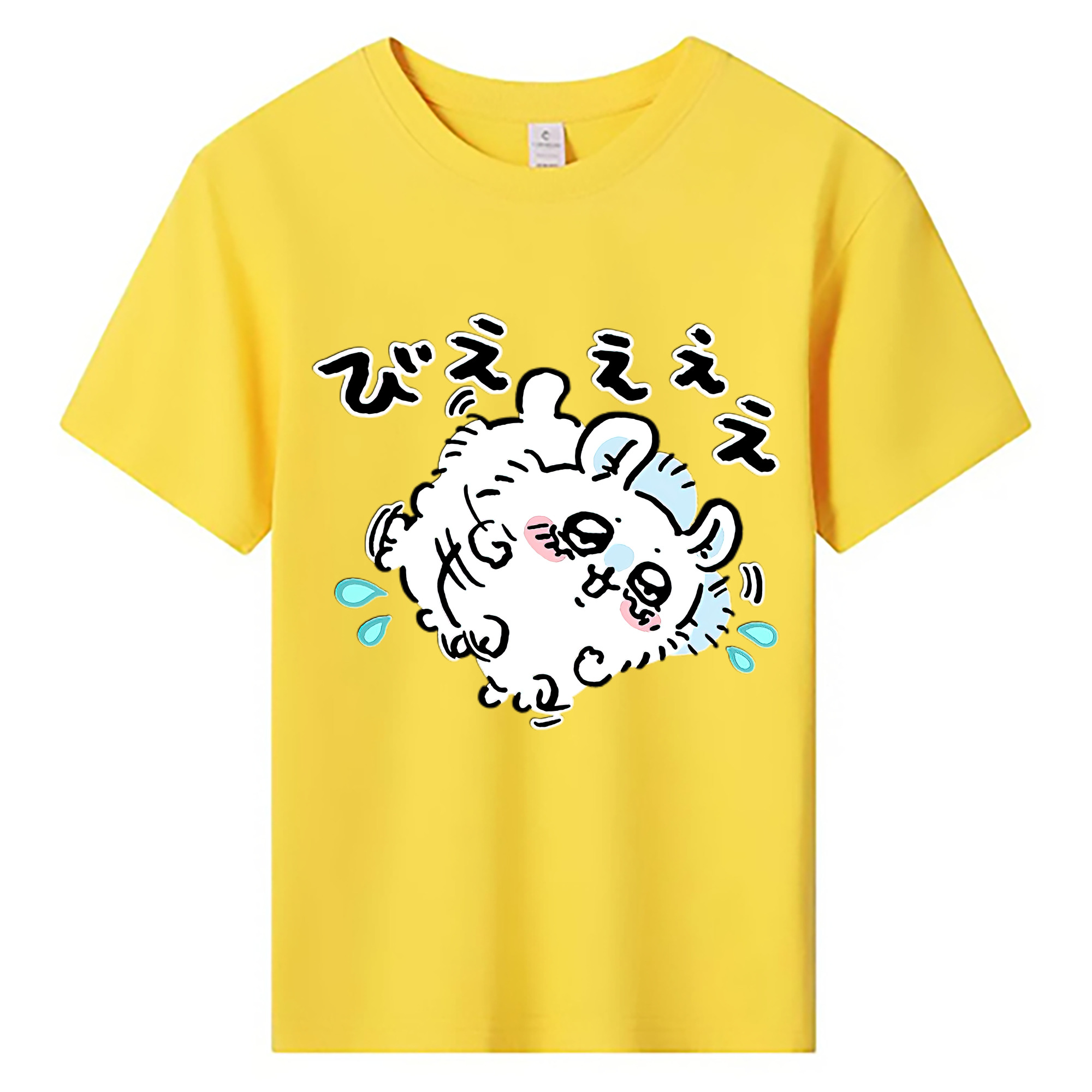 （画像用） ちいかわ モモンガ Chii-kawa Momonga 綿100％キッズTシャツ（フロントプリント）