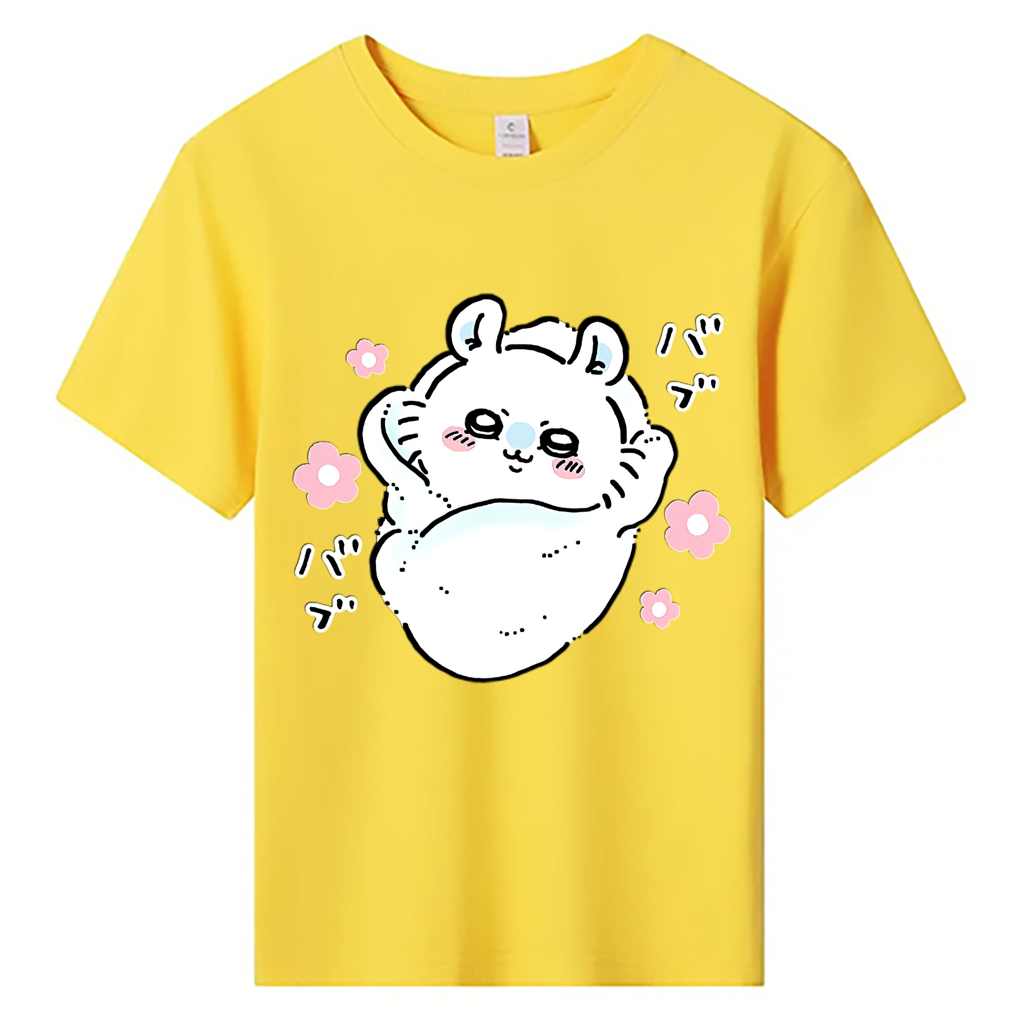 （画像用） ちいかわ モモンガ Chii-kawa Momonga 綿100％キッズTシャツ（フロントプリント）