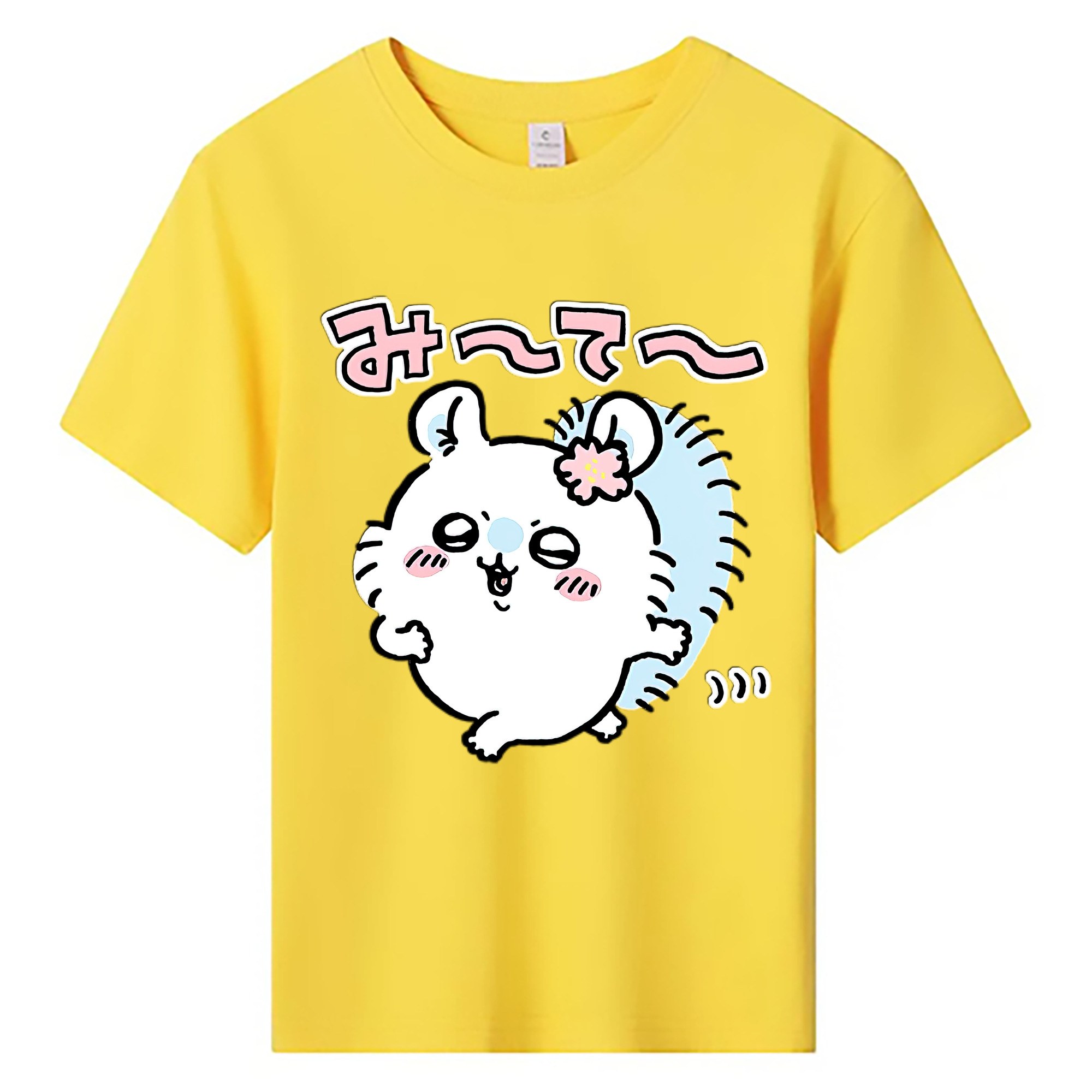 （画像用） ちいかわ モモンガ Chii-kawa Momonga 綿100％キッズTシャツ（フロントプリント）