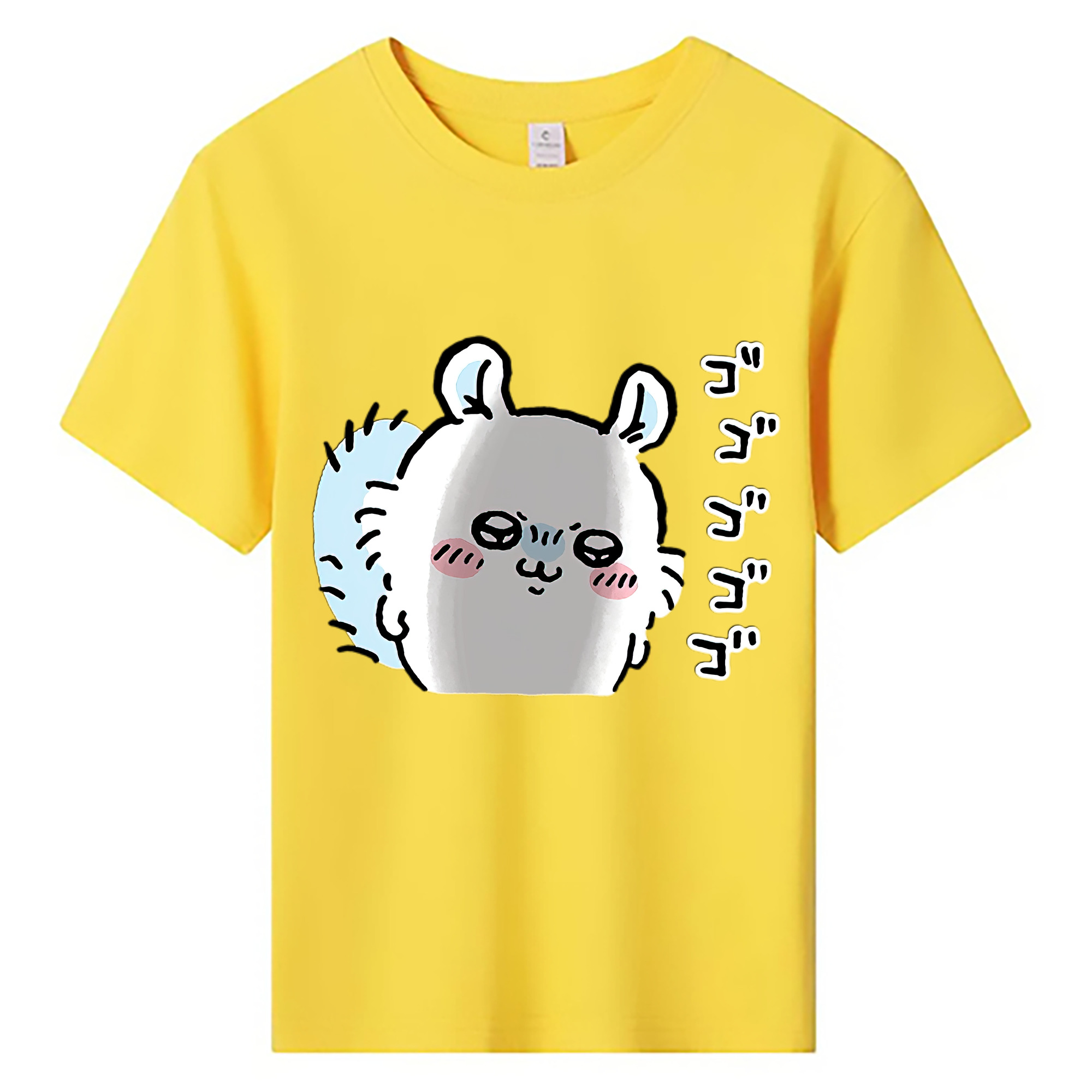 （画像用） ちいかわ モモンガ Chii-kawa Momonga 綿100％キッズTシャツ（フロントプリント）