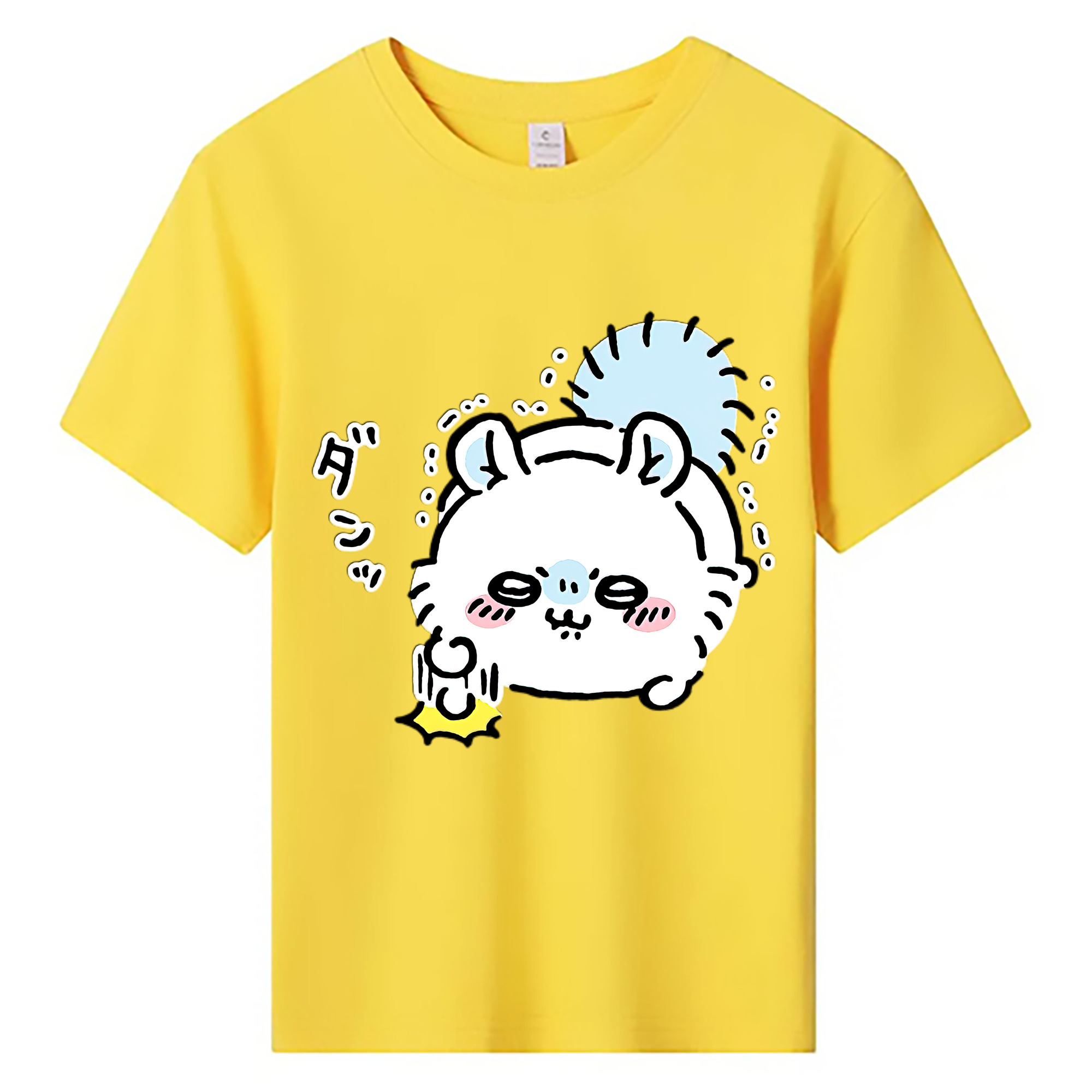 （画像用） ちいかわ モモンガ Chii-kawa Momonga 綿100％キッズTシャツ（フロントプリント）