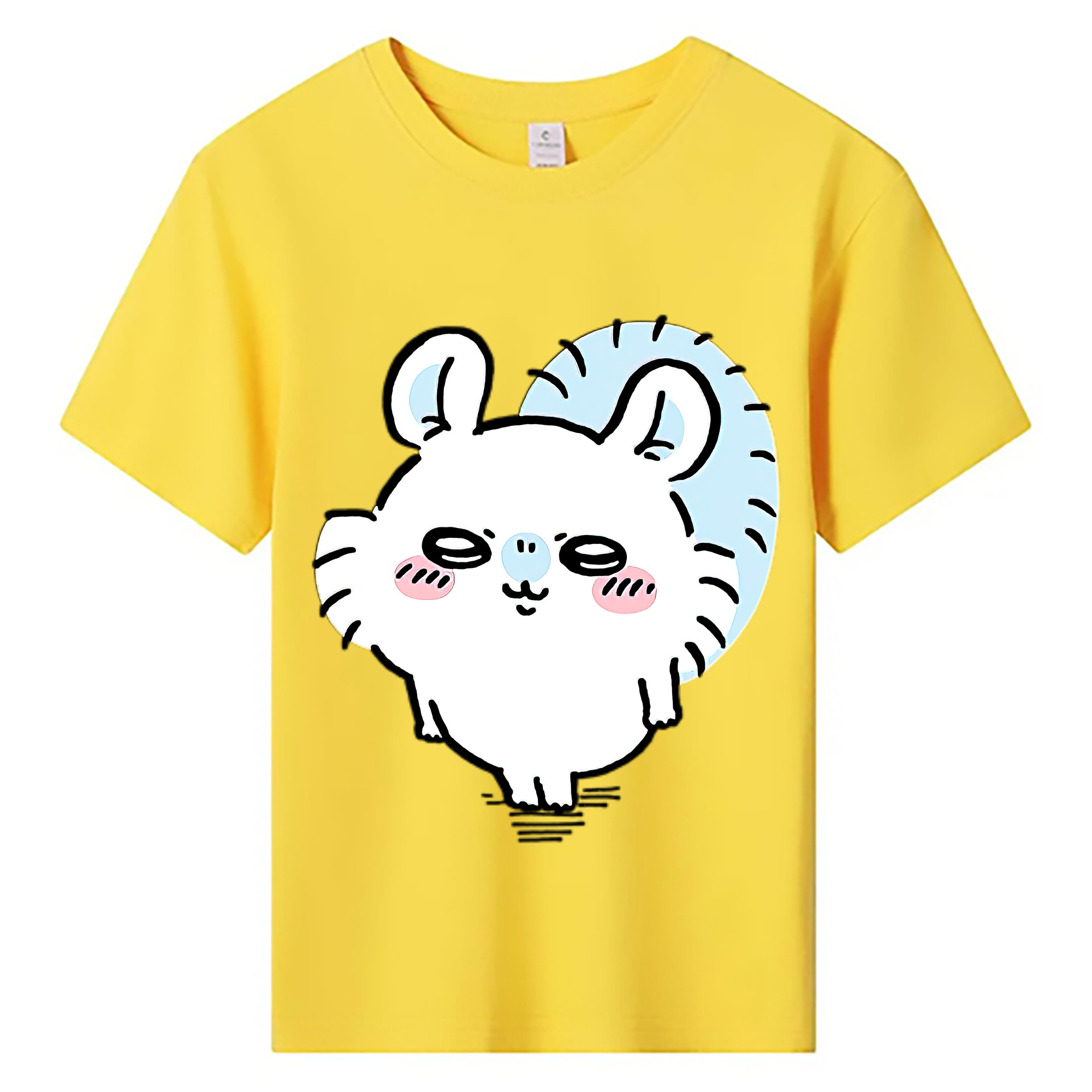 （画像用） ちいかわ モモンガ Chii-kawa Momonga 綿100％キッズTシャツ（フロントプリント）