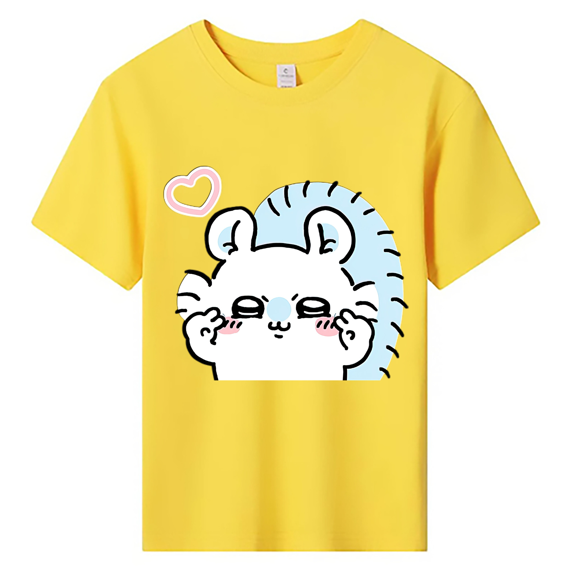 （画像用） ちいかわ モモンガ Chii-kawa Momonga 綿100％キッズTシャツ（フロントプリント）