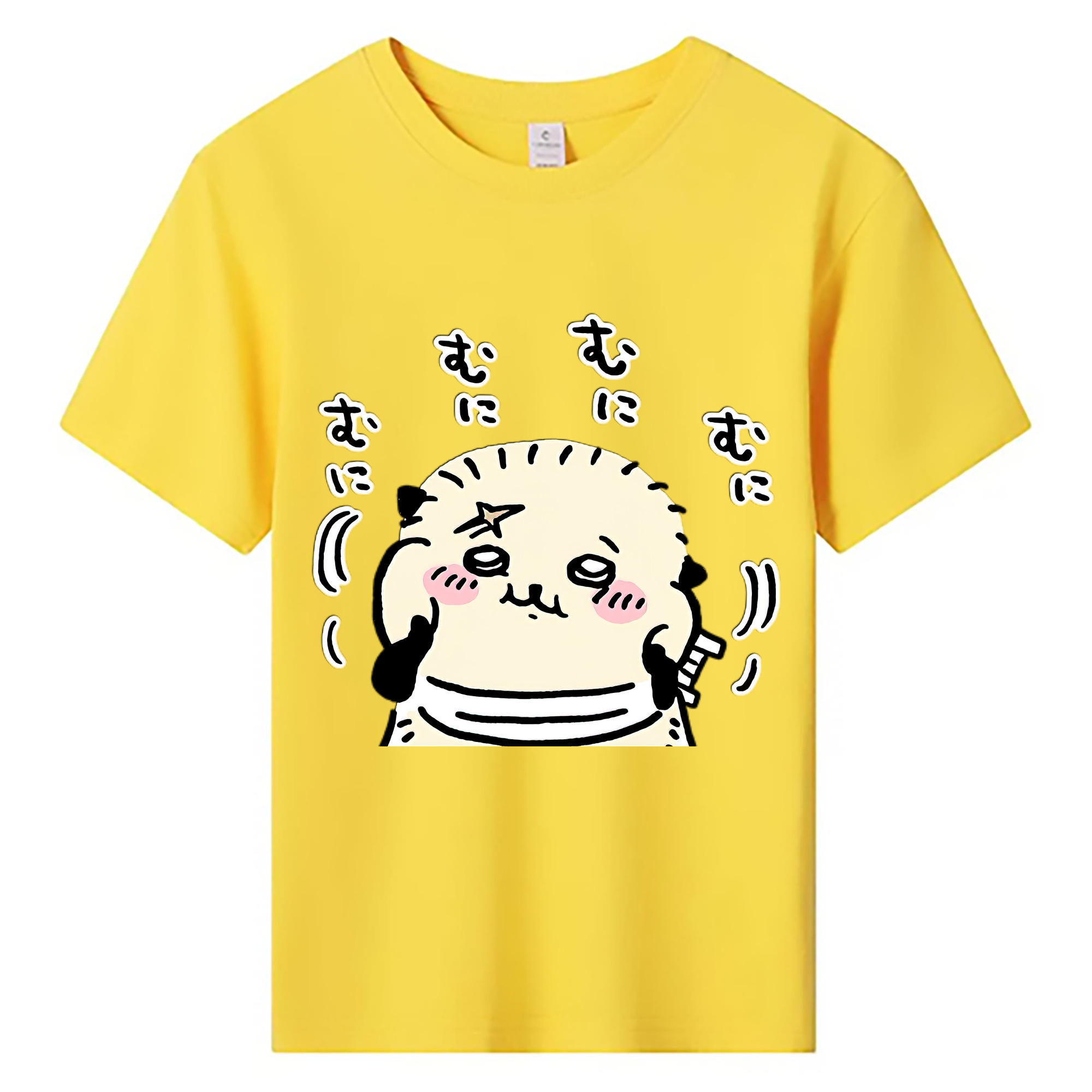 （画像用） ちいかわ ラッコ Chii-kawa Sea otter 綿100％キッズTシャツ（フロントプリント）