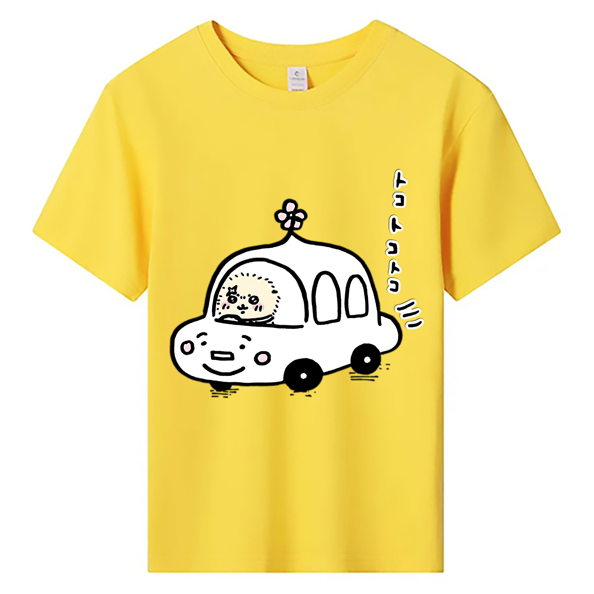 （画像用） ちいかわ ラッコ Chii-kawa Sea otter 綿100％キッズTシャツ（フロントプリント）