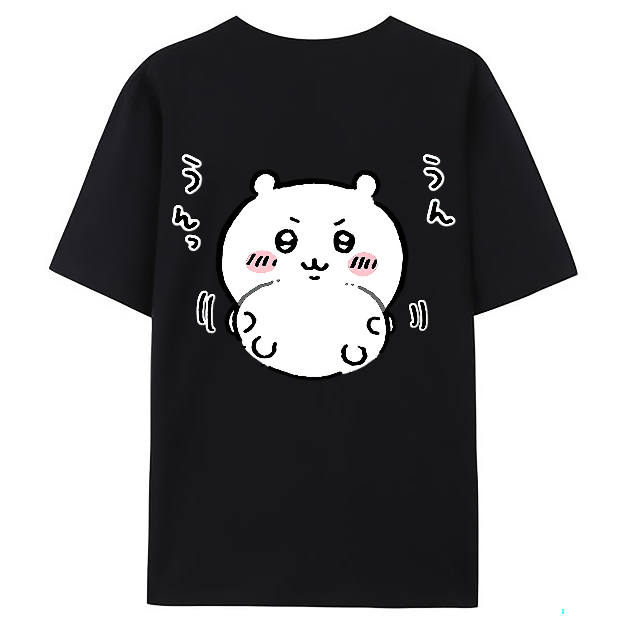 （画像用） ちいかわ ちいかわ Chii-kawa chiikawa 綿100％ メンズ半袖Tシャツ（バックプリント） 通気性