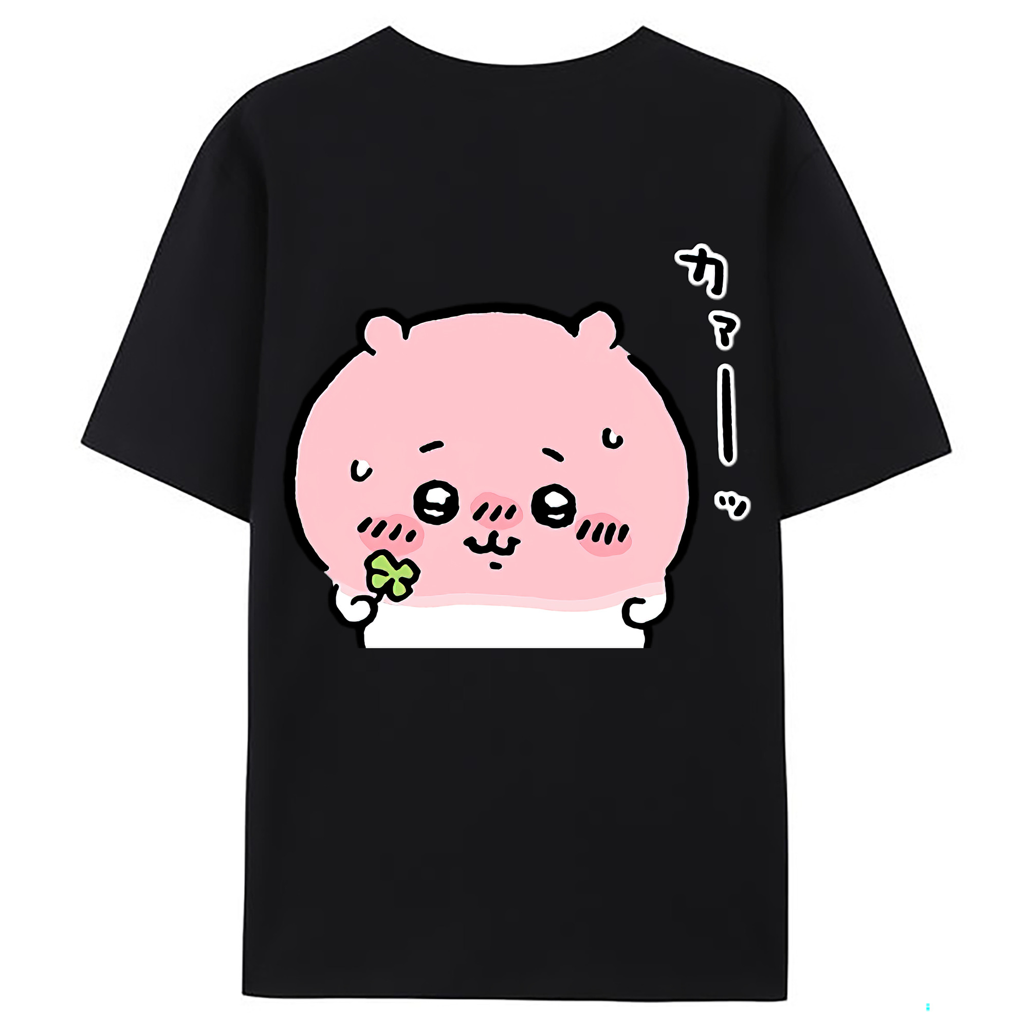 （画像用） ちいかわ ちいかわ Chii-kawa chiikawa 綿100％ メンズ半袖Tシャツ（バックプリント） 通気性