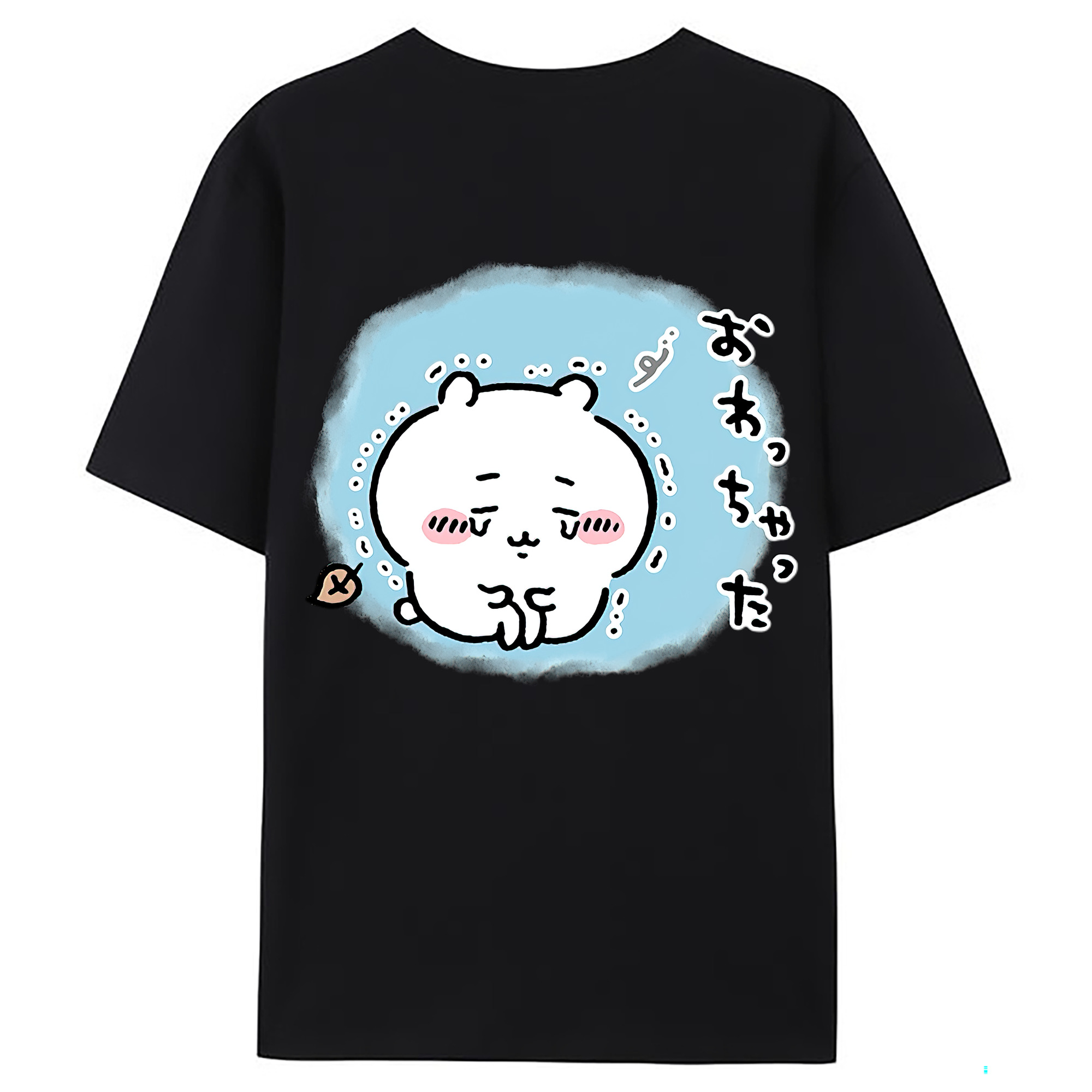 （画像用） ちいかわ ちいかわ Chii-kawa chiikawa 綿100％ メンズ半袖Tシャツ（バックプリント） 通気性