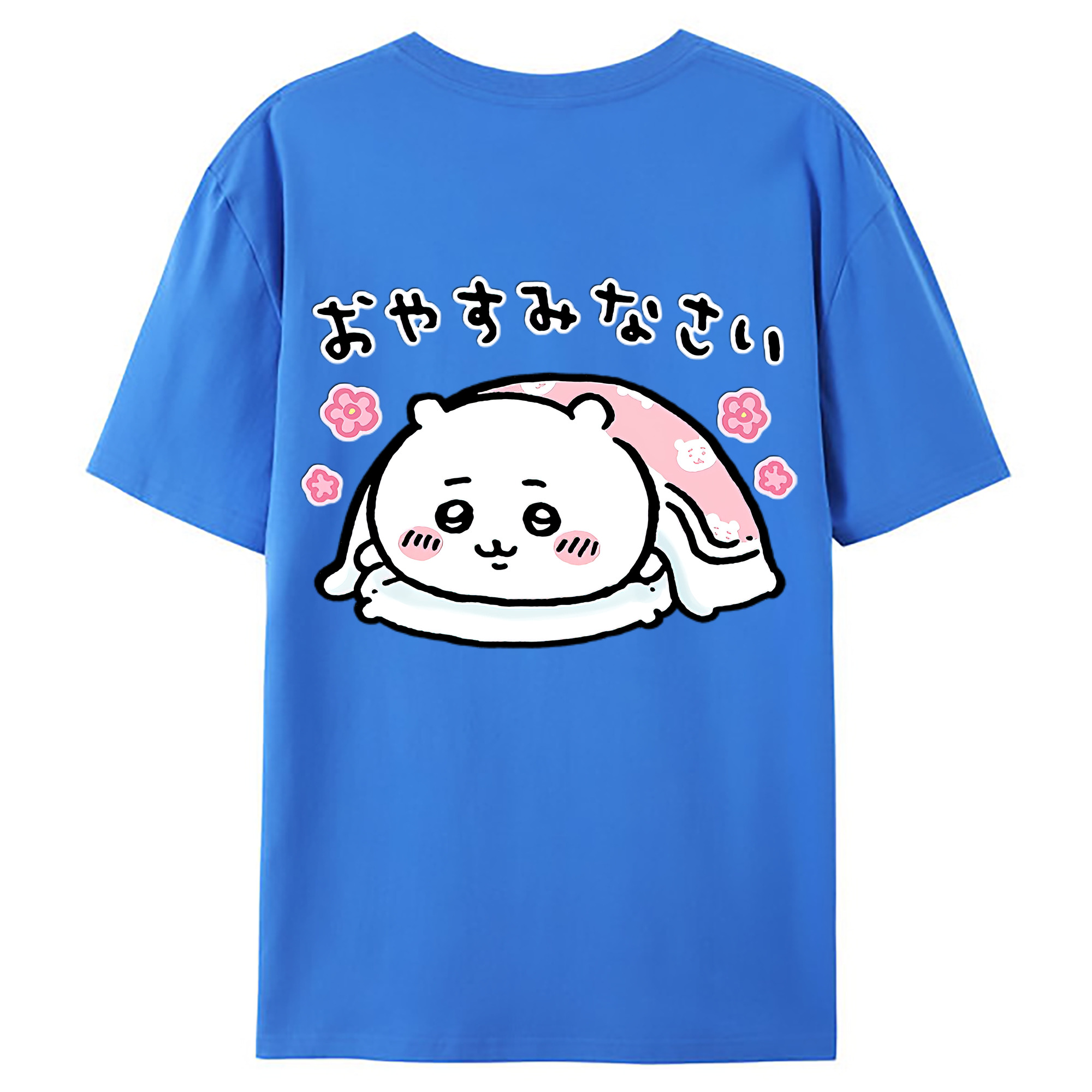 （画像用） ちいかわ ちいかわ Chii-kawa chiikawa 綿100％ メンズ半袖Tシャツ（バックプリント） 通気性