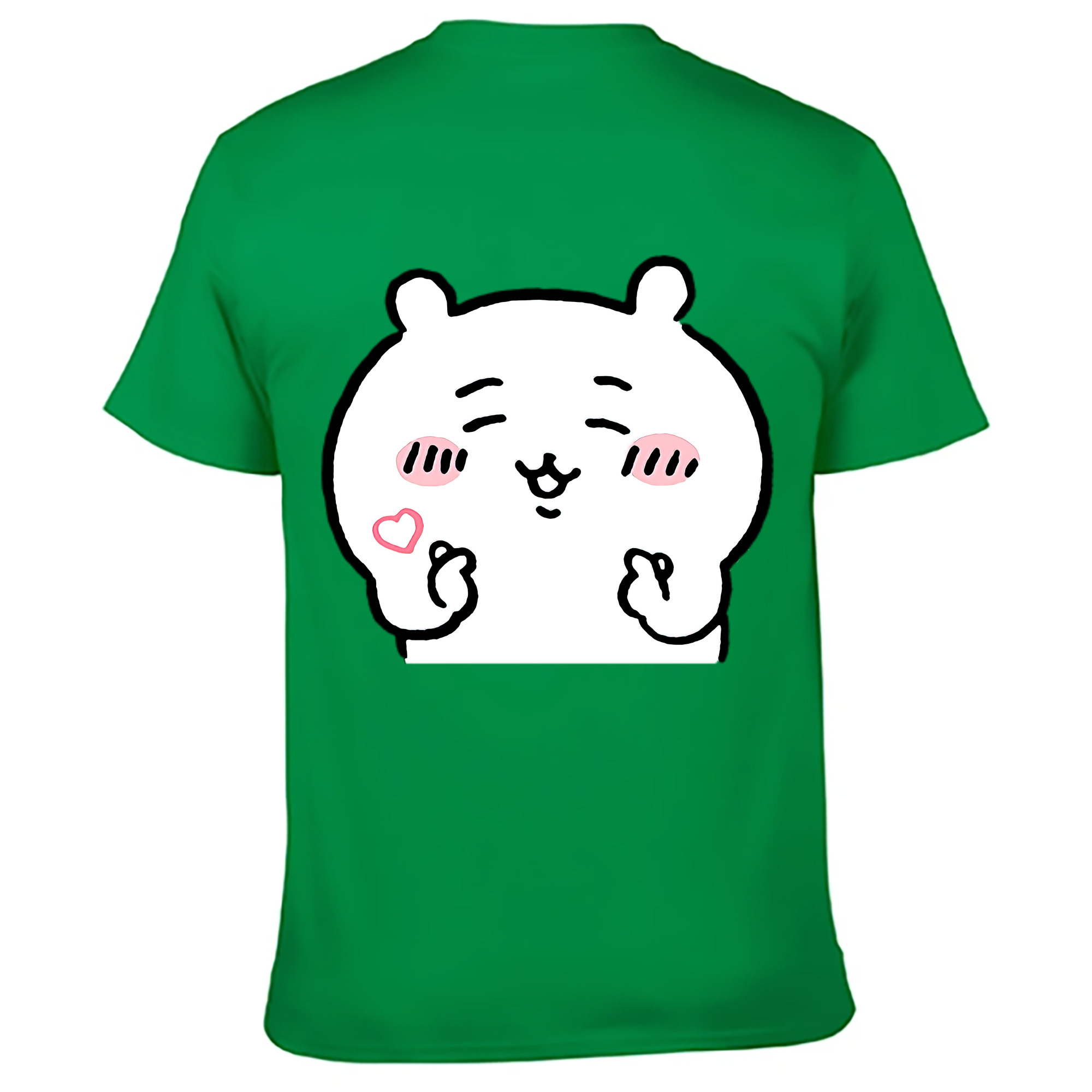 （画像用） ちいかわ ちいかわ Chii-kawa chiikawa 綿100％ メンズ半袖Tシャツ（バックプリント） 通気性