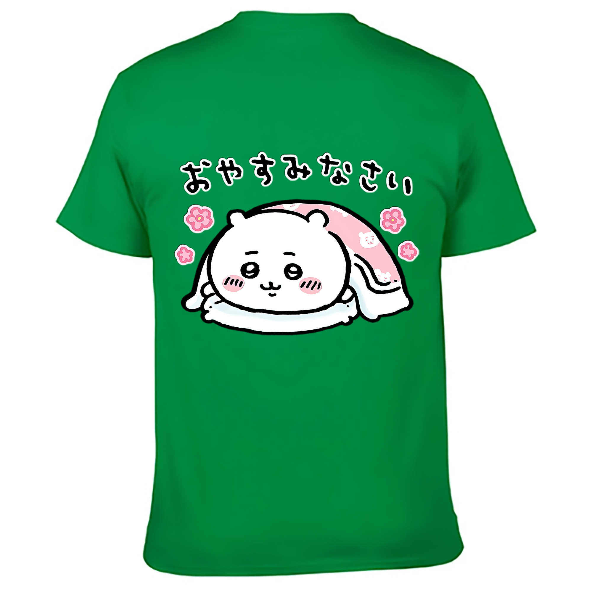 （画像用） ちいかわ ちいかわ Chii-kawa chiikawa 綿100％ メンズ半袖Tシャツ（バックプリント） 通気性