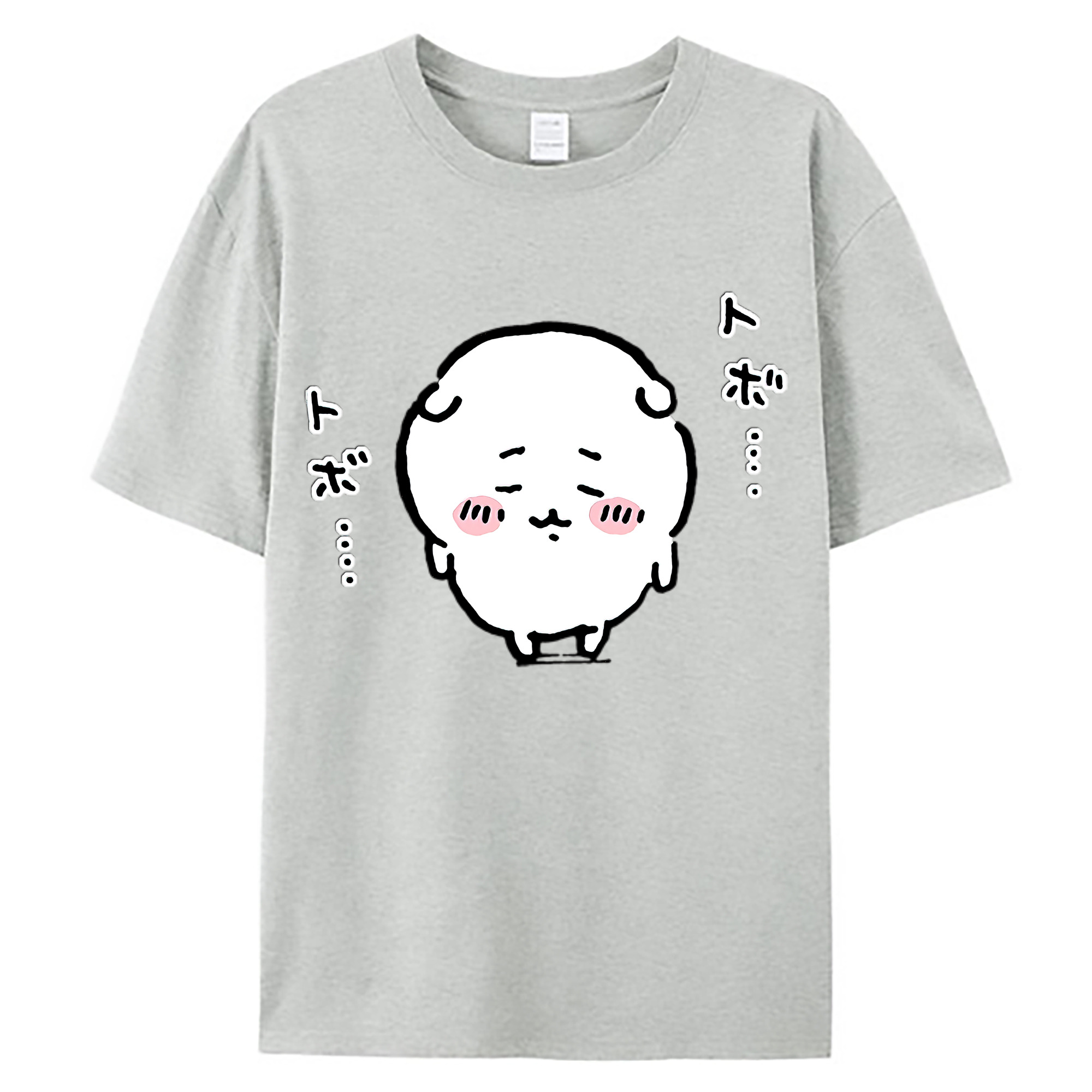 （画像用） ちいかわ ちいかわ Chii-kawa chiikawa 綿100％ メンズ半袖Tシャツ｜肌触りやわらか＆通気性