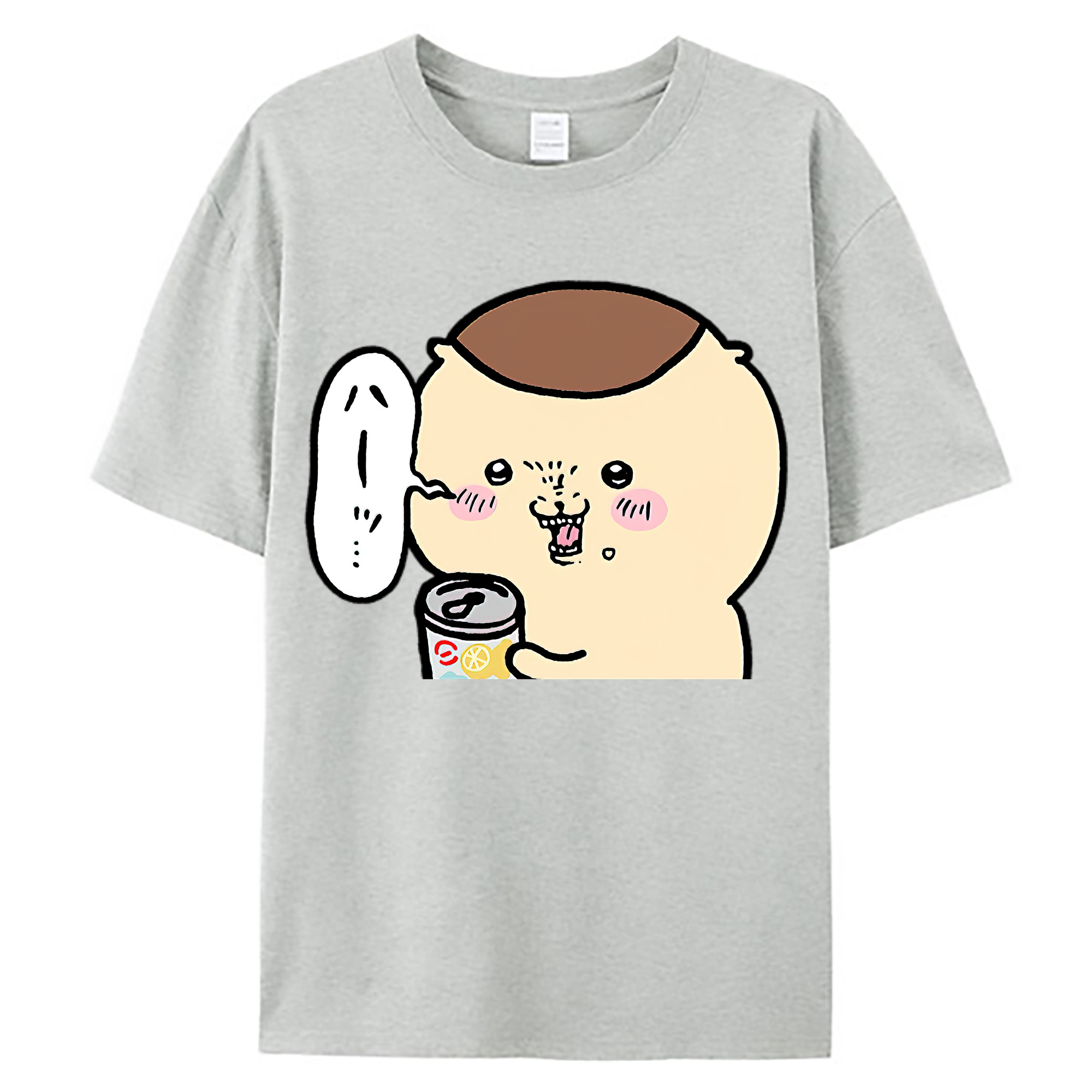 （画像用） ちいかわ くりまんじゅう Chii-kawa kuri manjū 綿100％ メンズ半袖Tシャツ｜肌触りやわらか＆通気性
