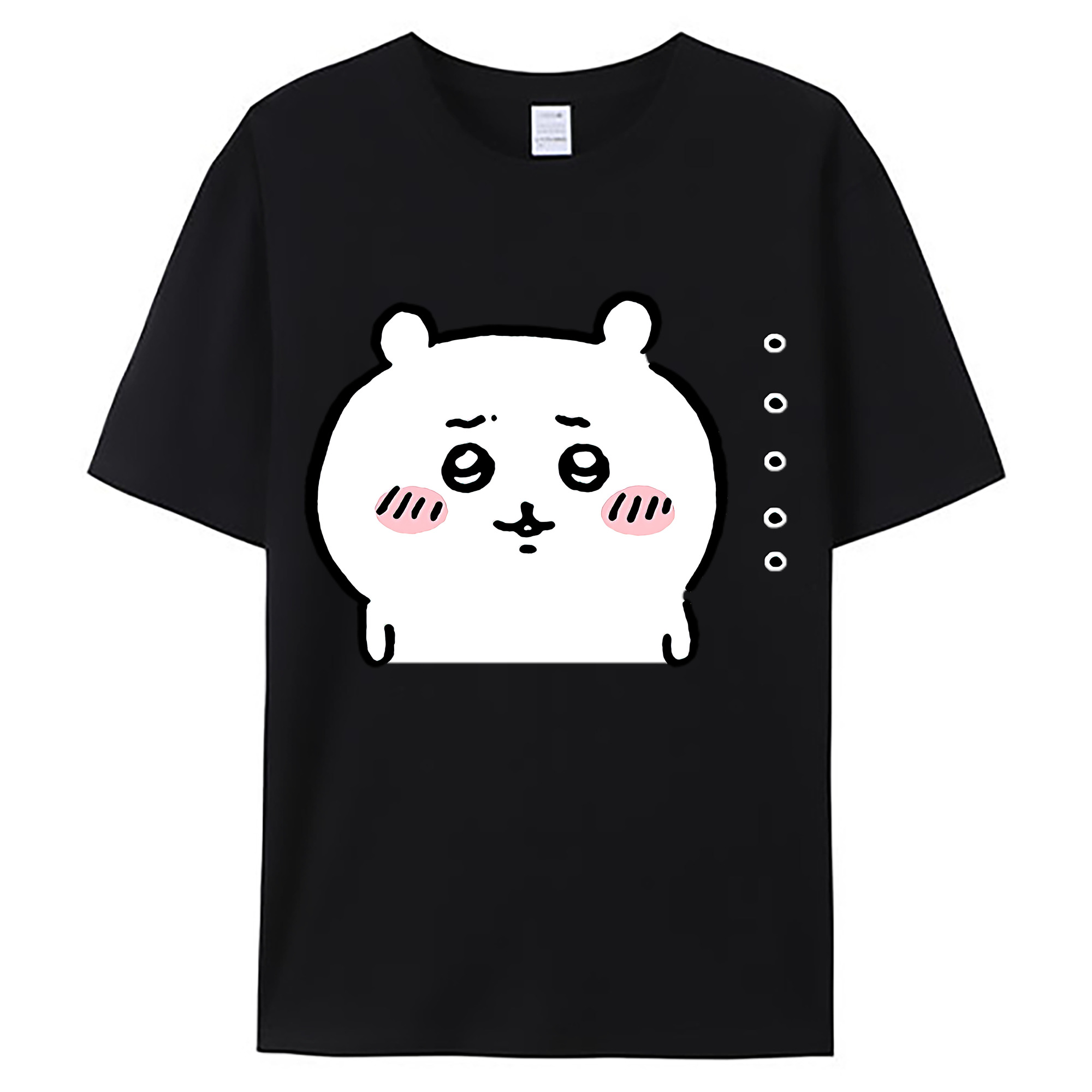 （画像用） ちいかわ ちいかわ Chii-kawa chiikawa 綿100％ メンズ半袖Tシャツ｜肌触りやわらか＆通気性