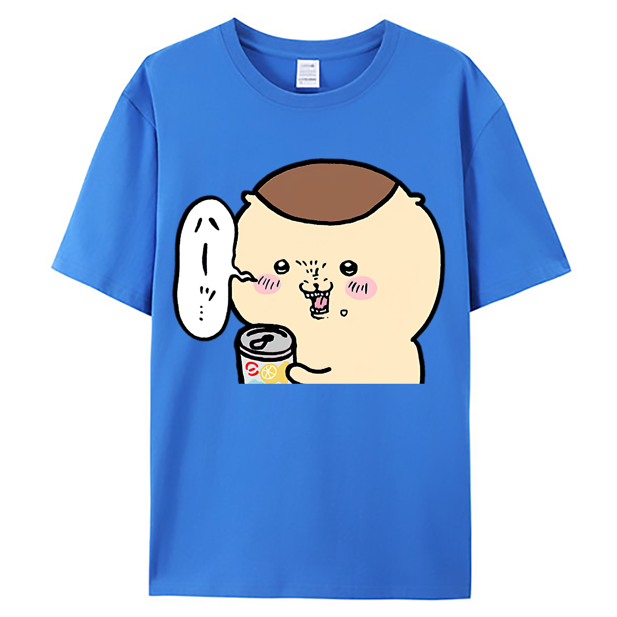 （画像用） ちいかわ くりまんじゅう Chii-kawa kuri manjū 綿100％ メンズ半袖Tシャツ｜肌触りやわらか＆通気性