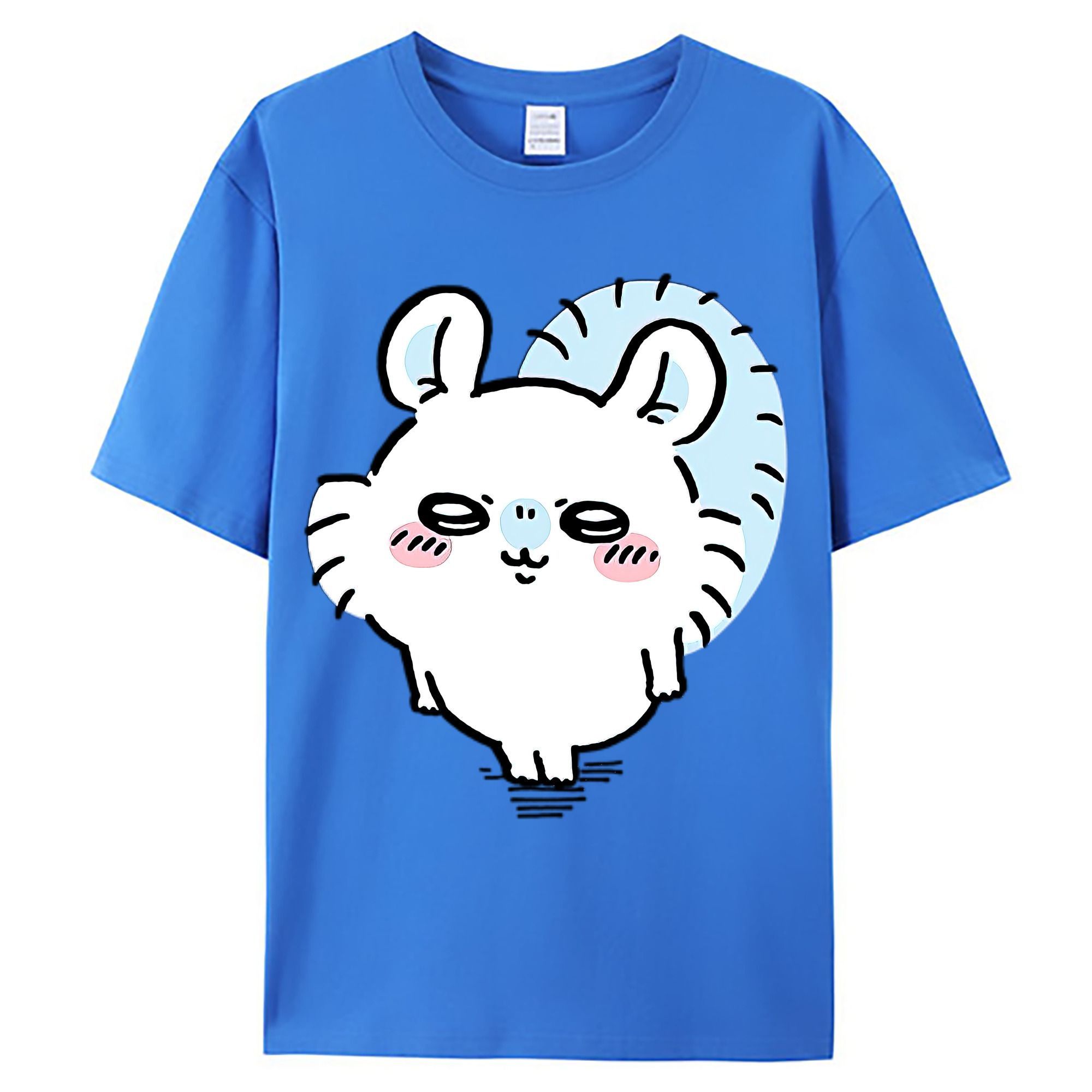 （画像用） ちいかわ モモンガ Chii-kawa Momonga 綿100％ メンズ半袖Tシャツ｜肌触りやわらか＆通気性