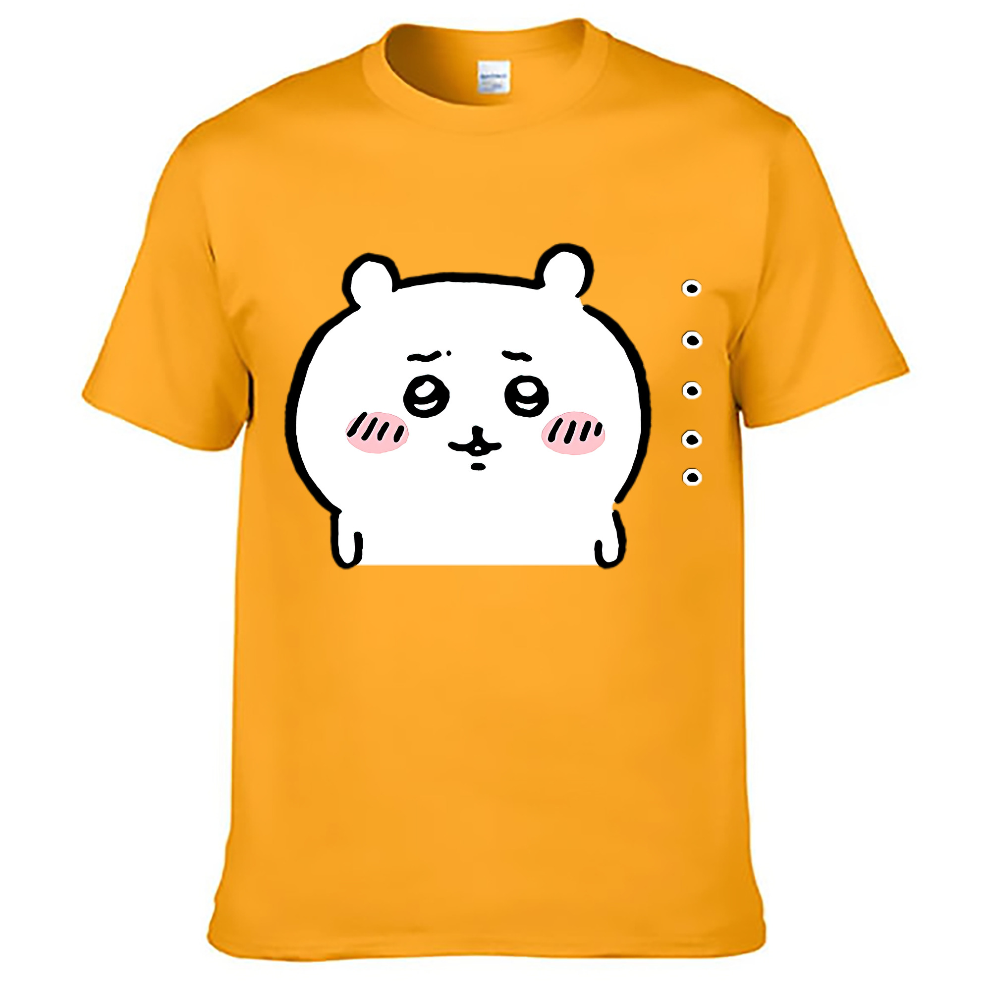 （画像用） ちいかわ ちいかわ Chii-kawa chiikawa 綿100％ メンズ半袖Tシャツ｜肌触りやわらか＆通気性